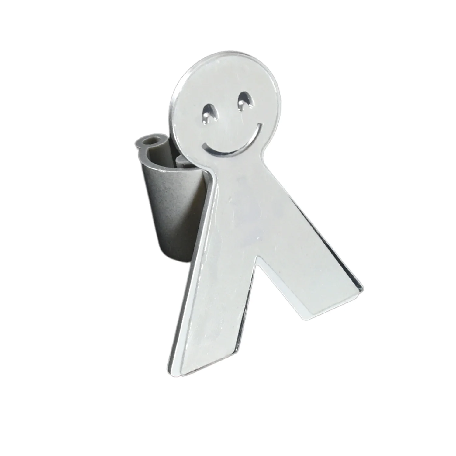Smile Face Wall Mounted Brush and Broom Holder Seamless Mop Hook Organizer (1Pc) - Image 3