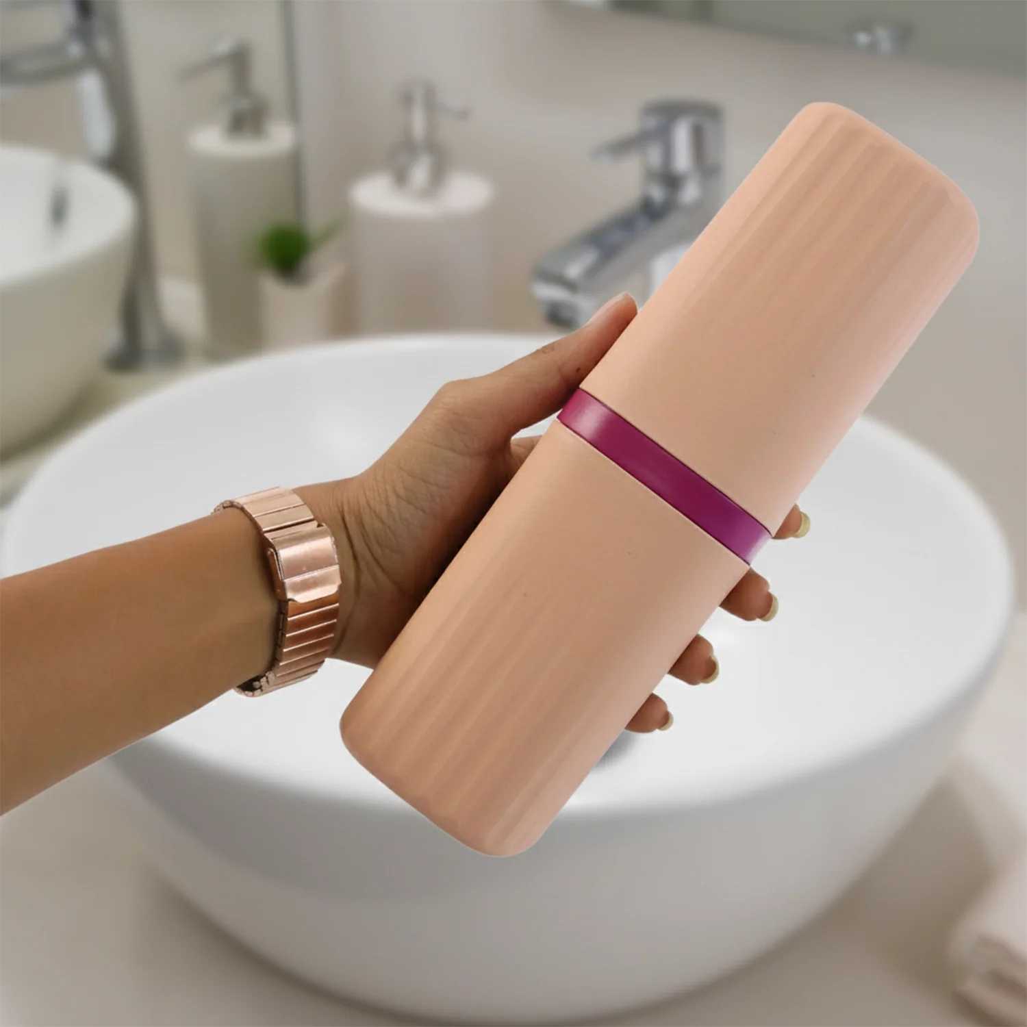Plastic Hygienic Toothbrush Travel Portable Case (2 Pc) - Image 10