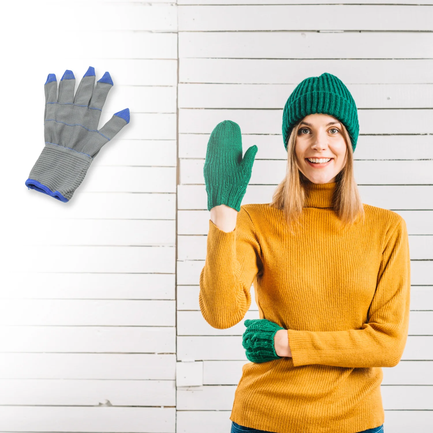 Small 1 Pair Cut Resistant Gloves Anti Cut Gloves Heat Resistant, Nylon Gloves - Image 5
