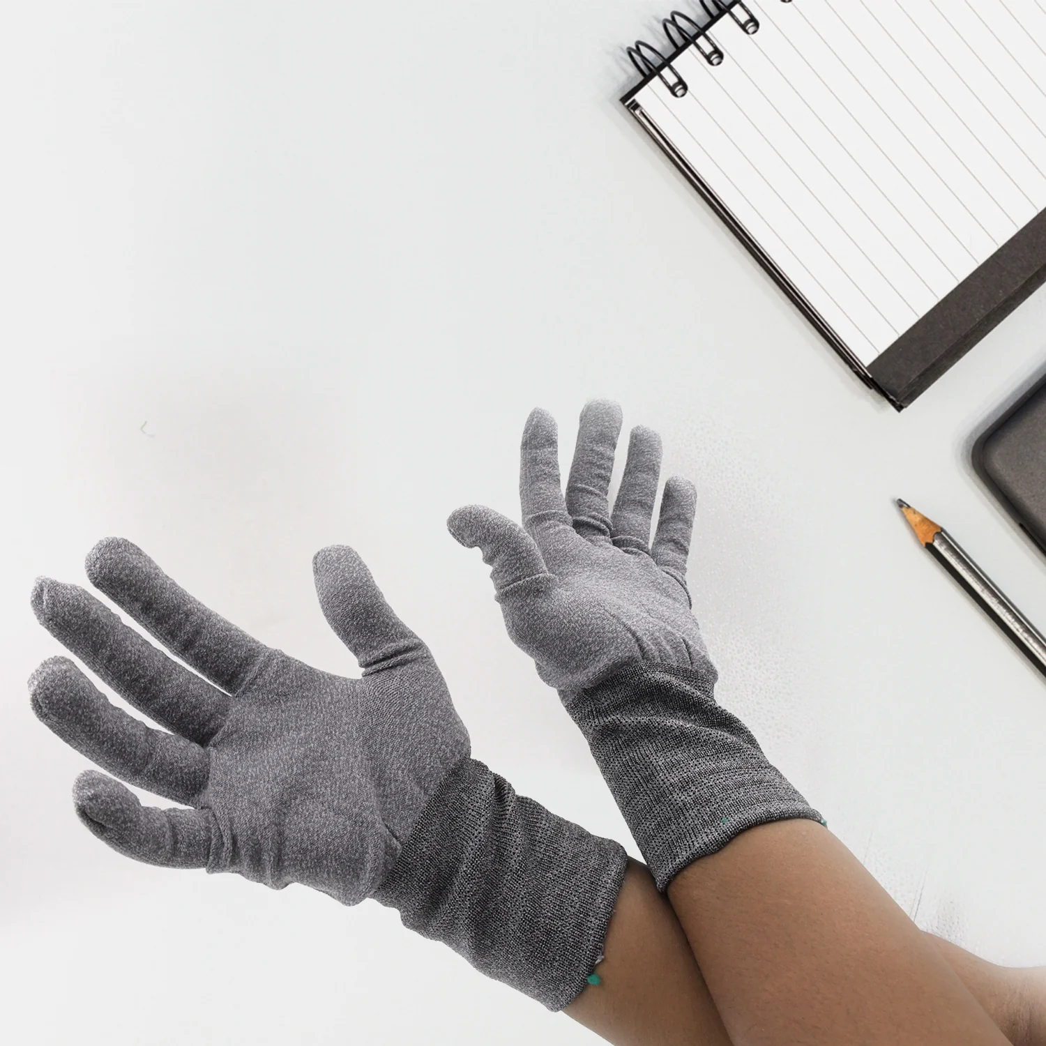 1 Pair Cut Resistant Gloves Anti Cut Heat Resistant Safety Work Gloves - Image 6