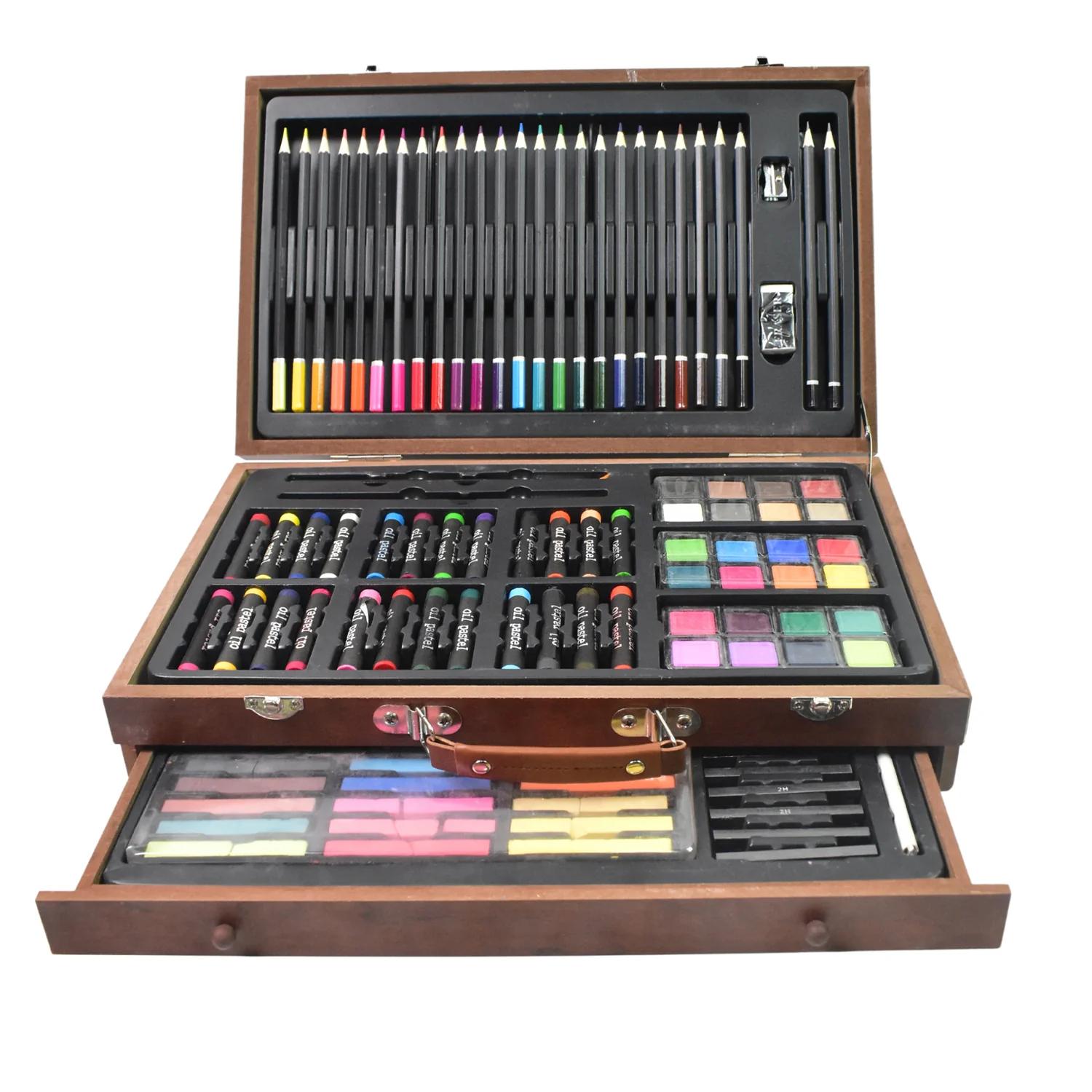 Artist Drawing & Painting Color Set ith Wooden Case (112 Pcs Approx) - Image 5