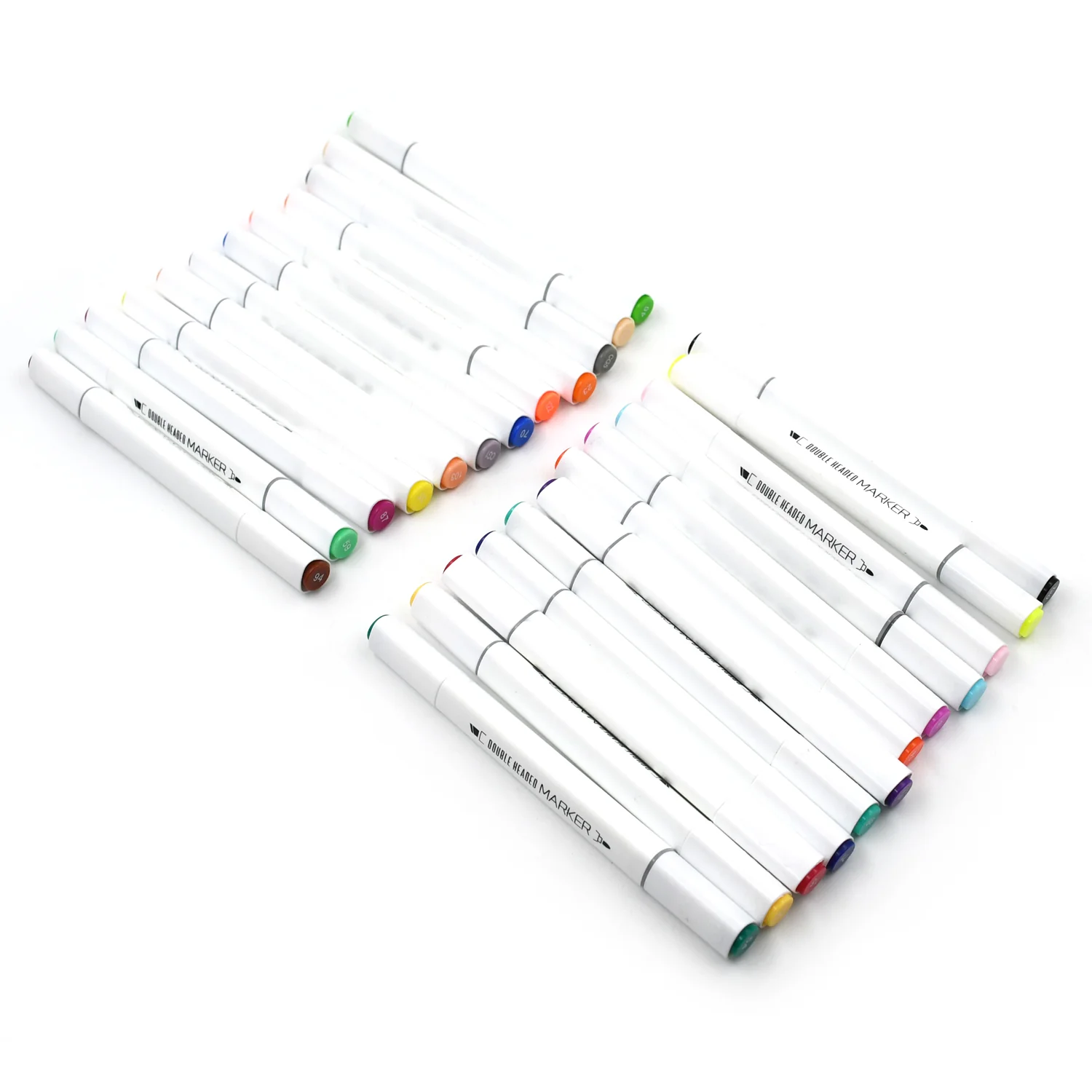 24-Color Double-Ended Art Markers Set for Kids & Adults (24 Pc) - Image 4