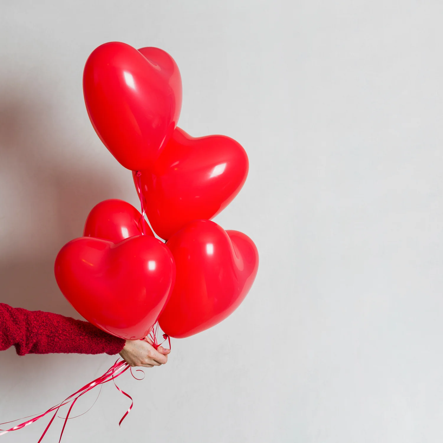 Heart shaped balloons Kinds  (4 Pcs Set) - Image 3