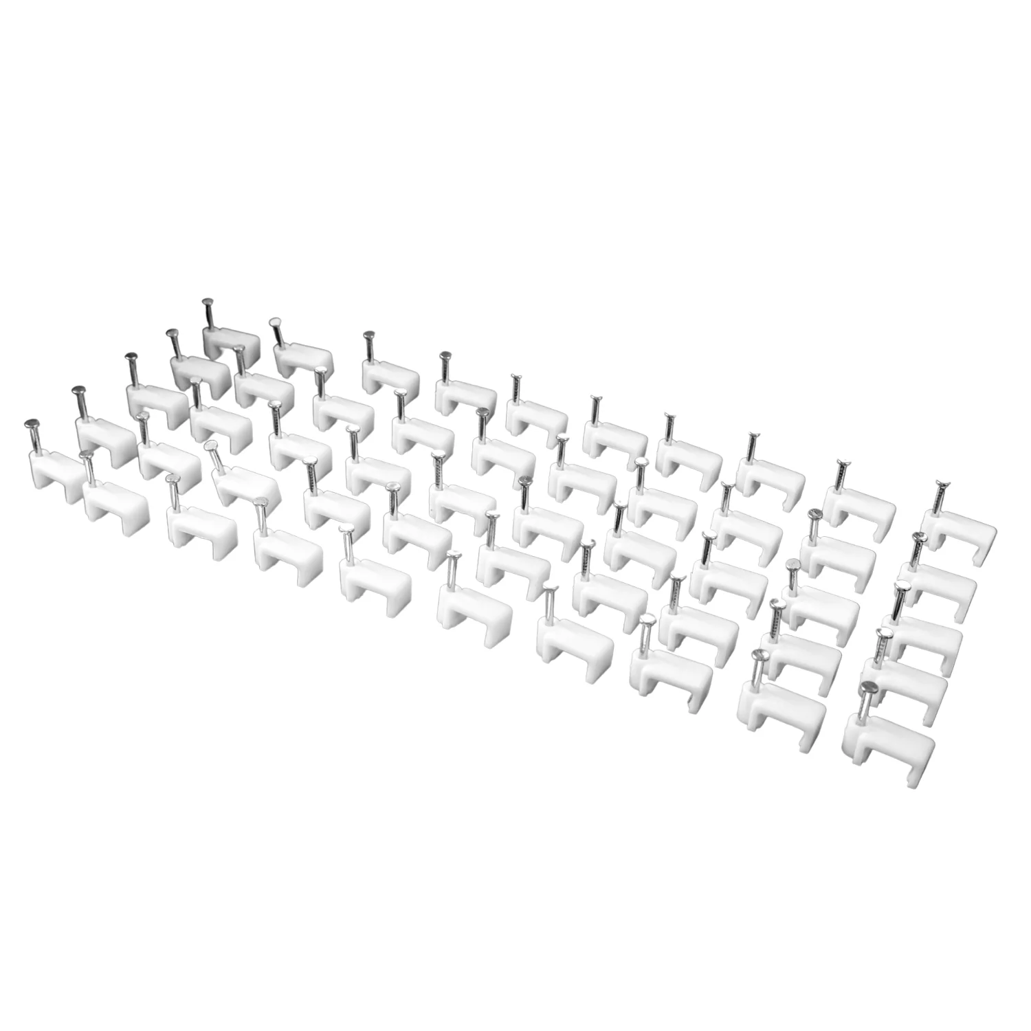 8mm Nail Cable Clips Set (50 Pc) - Image 6