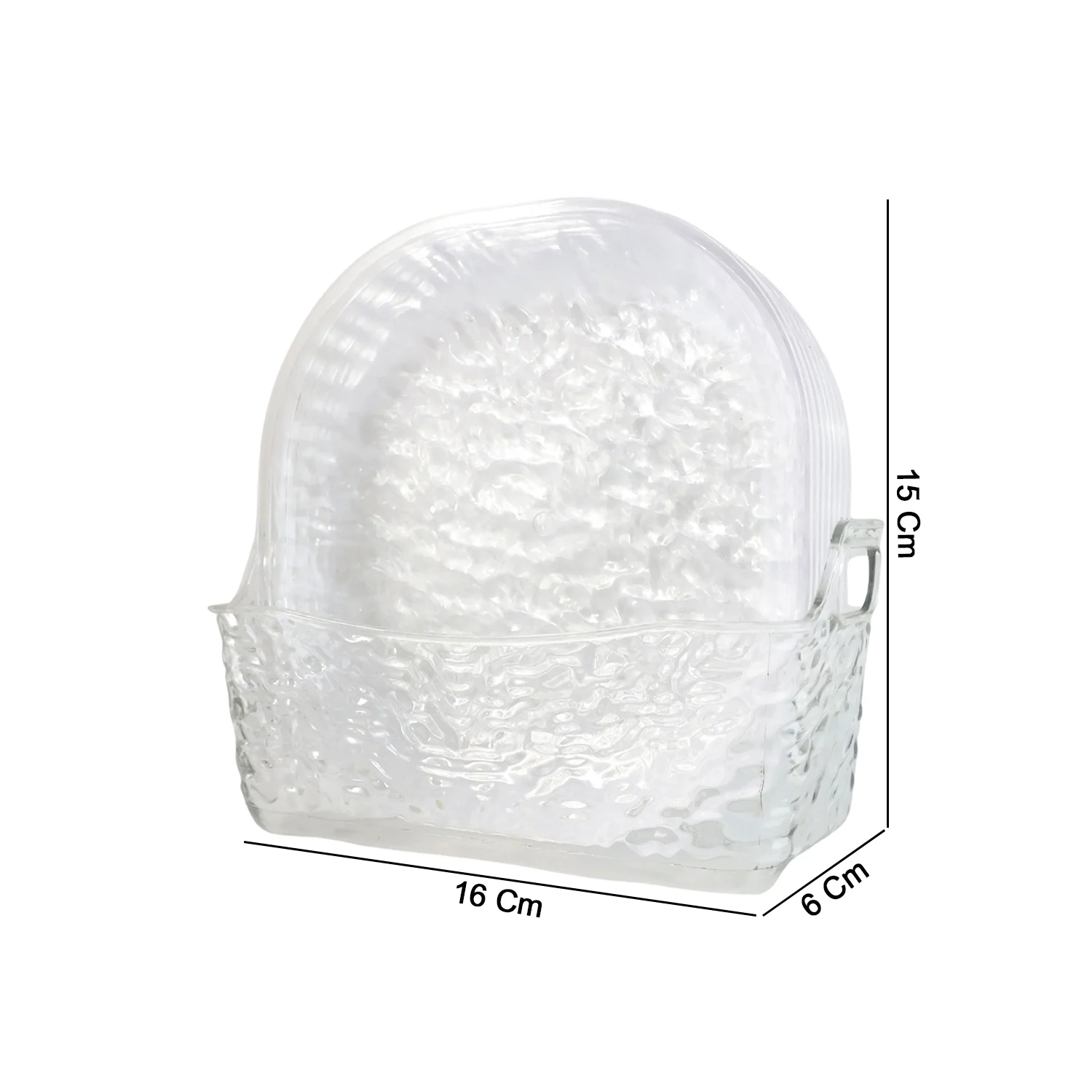 9-in-1 Crystal Glass Snack Serving Plates Set - Image 7