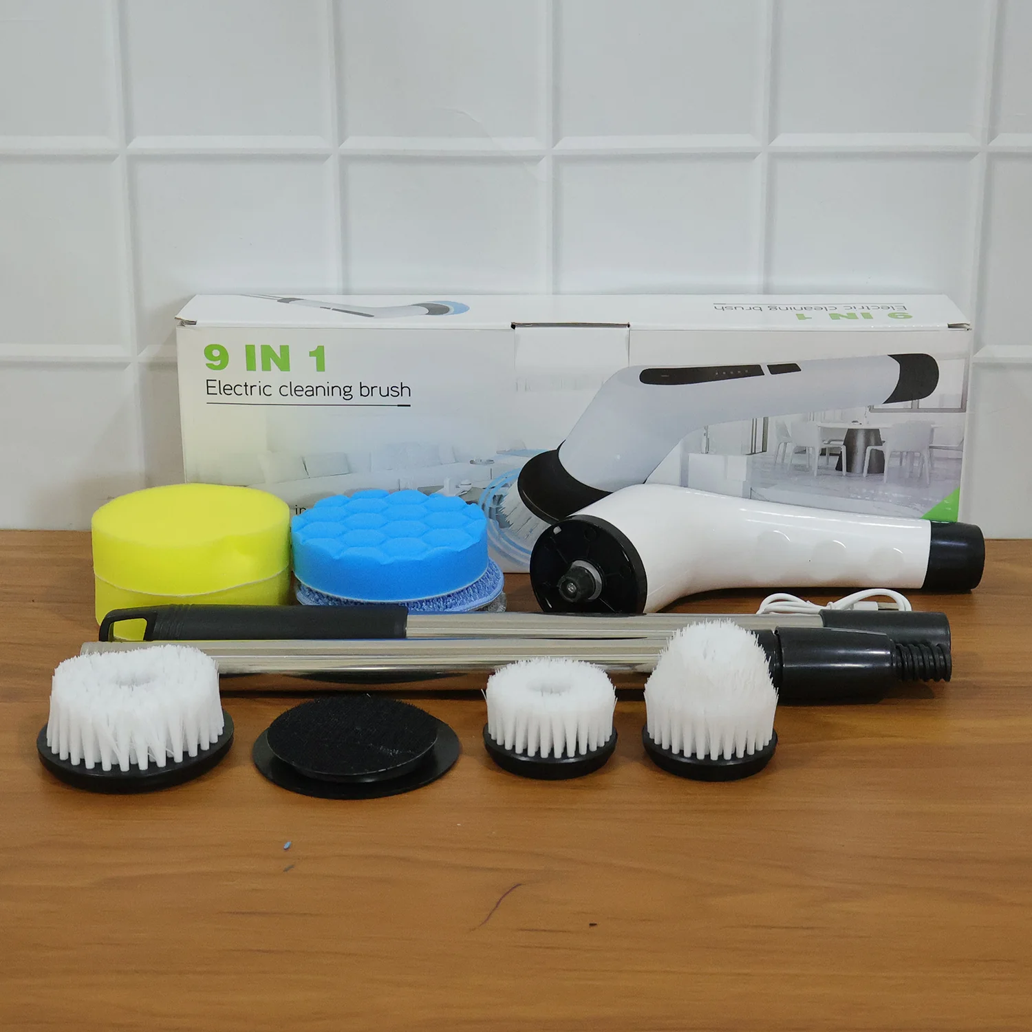 9-in-1 Electric Spin Scrubber - (1 Set) - Image 9
