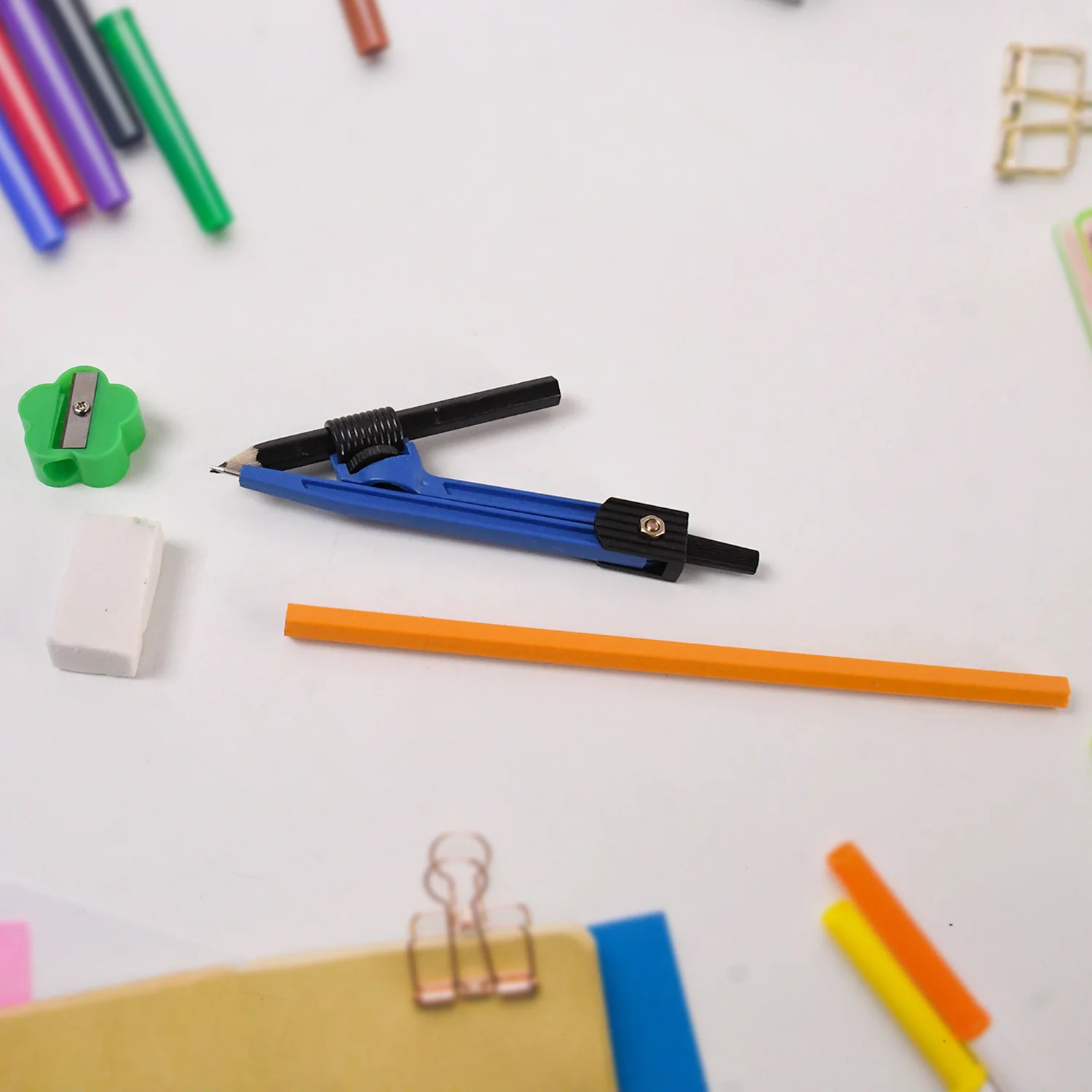 9 in 1 Stationery Set for School Student Office, Draft Rulers - Image 3