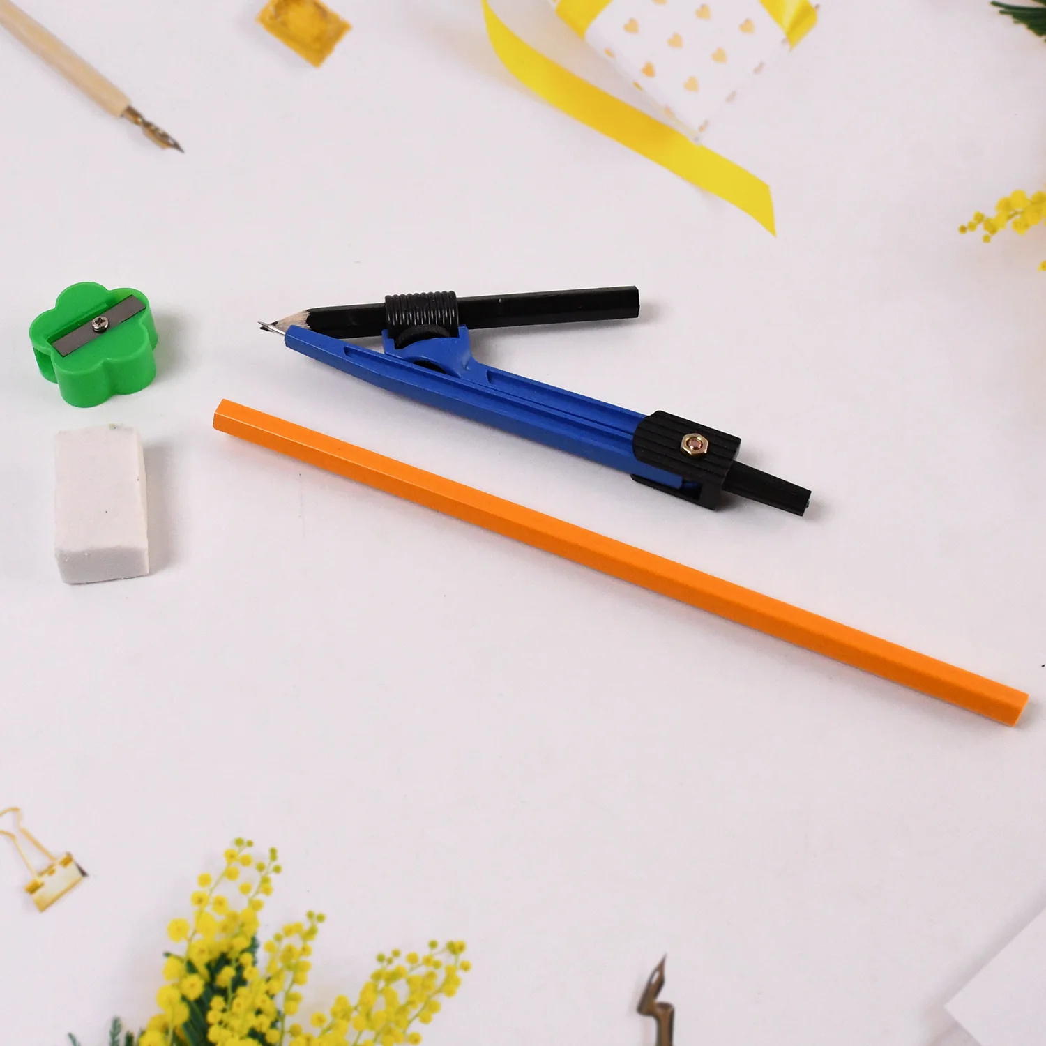 9 in 1 Stationery Set for School Student Office, Draft Rulers - Image 6