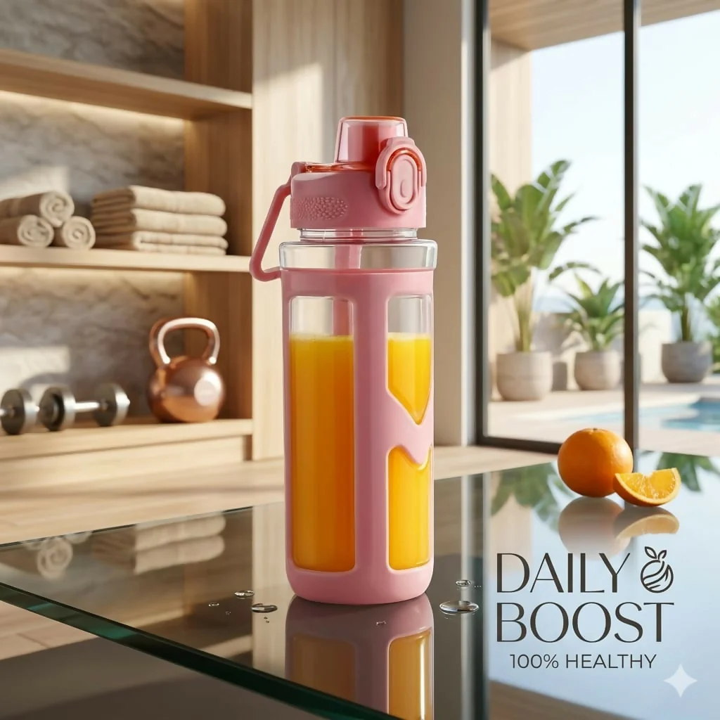 900ml Premium Sports Water Bottle with Carry Handle for Gym & Travel - Image 3