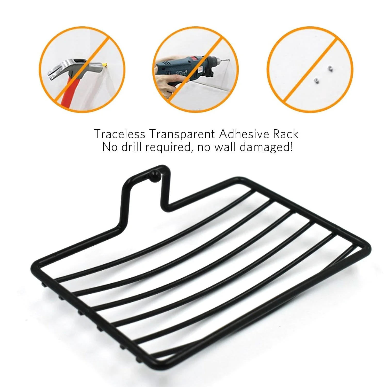 Wall Mount 2-Piece Soap Rack – Versatile Holder for Bathrooms & Homes - Image 4