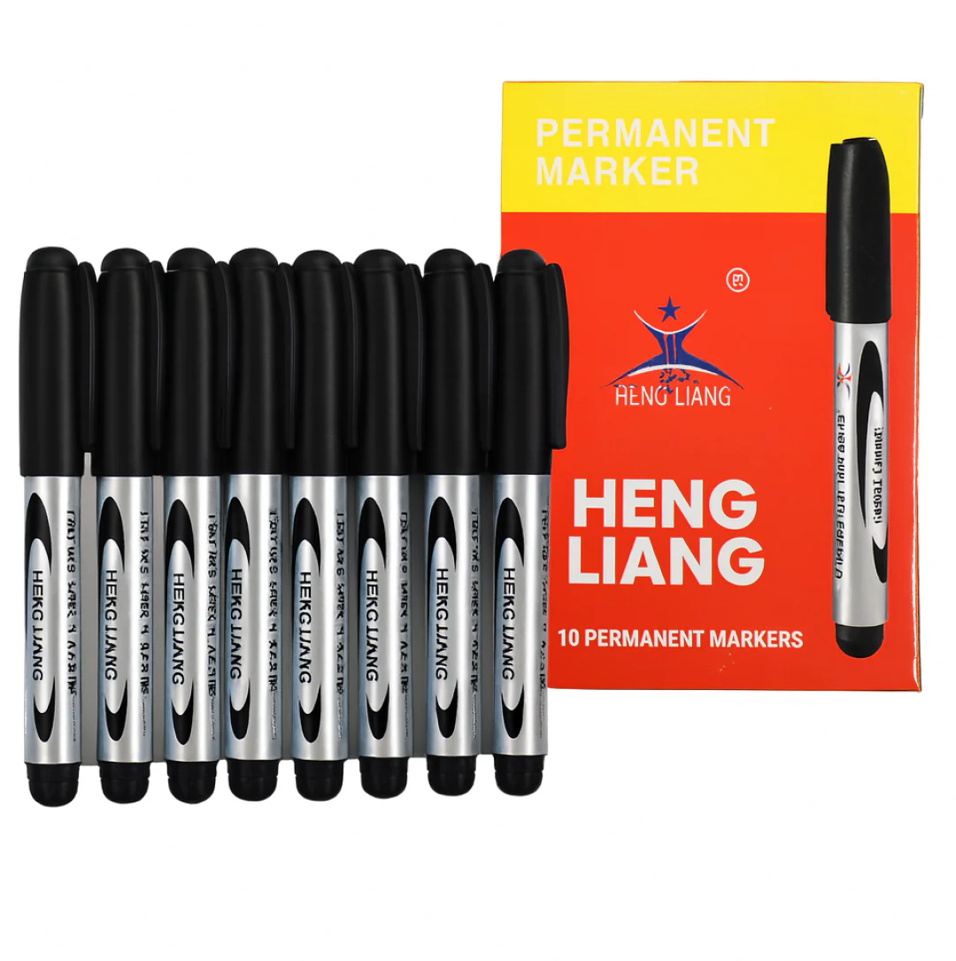 10 Pc Permanent Black Marker - Image 5