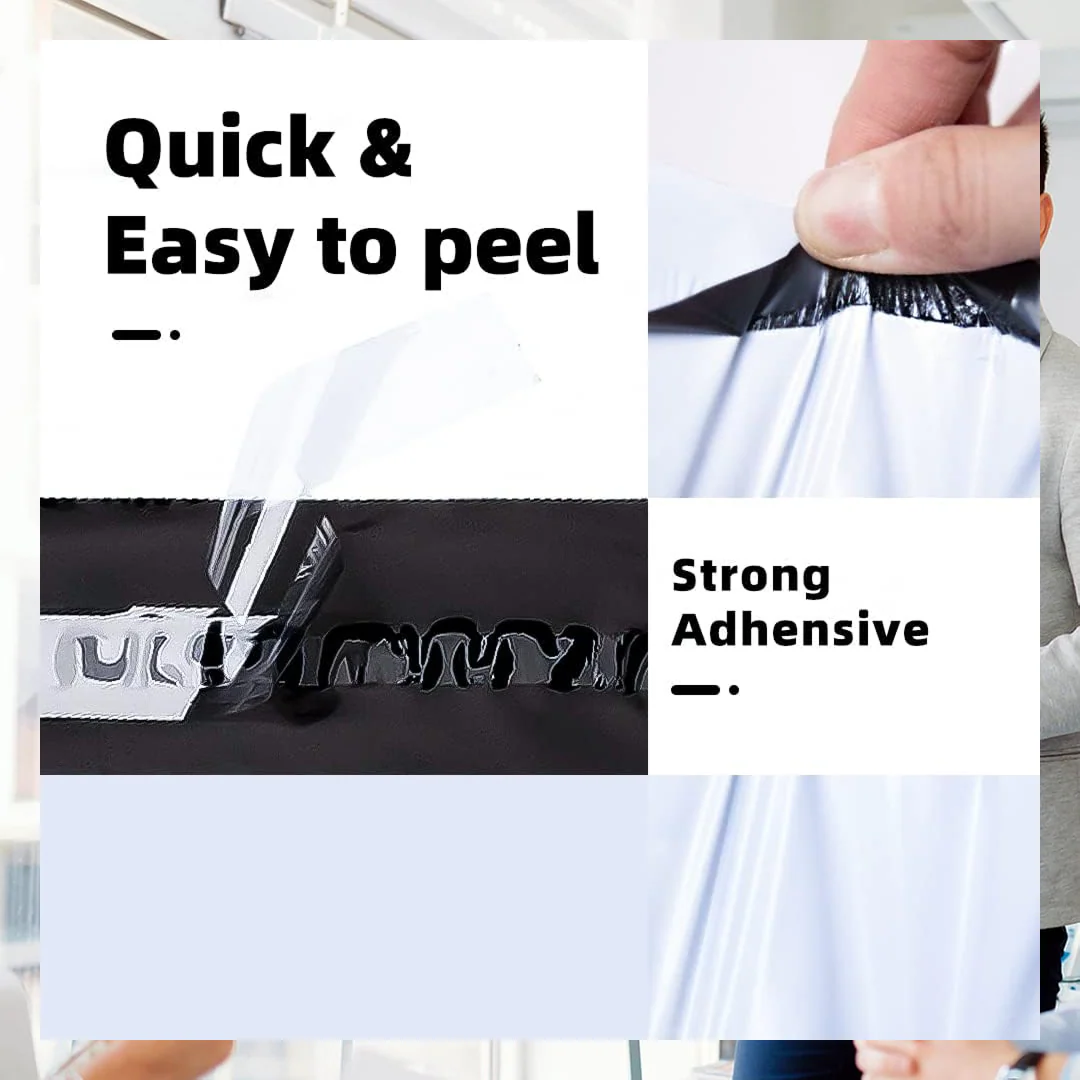 Tamper Proof Courier Bags(09X12 PLAIN 180 POD M1) - 100 pcs - Image 3