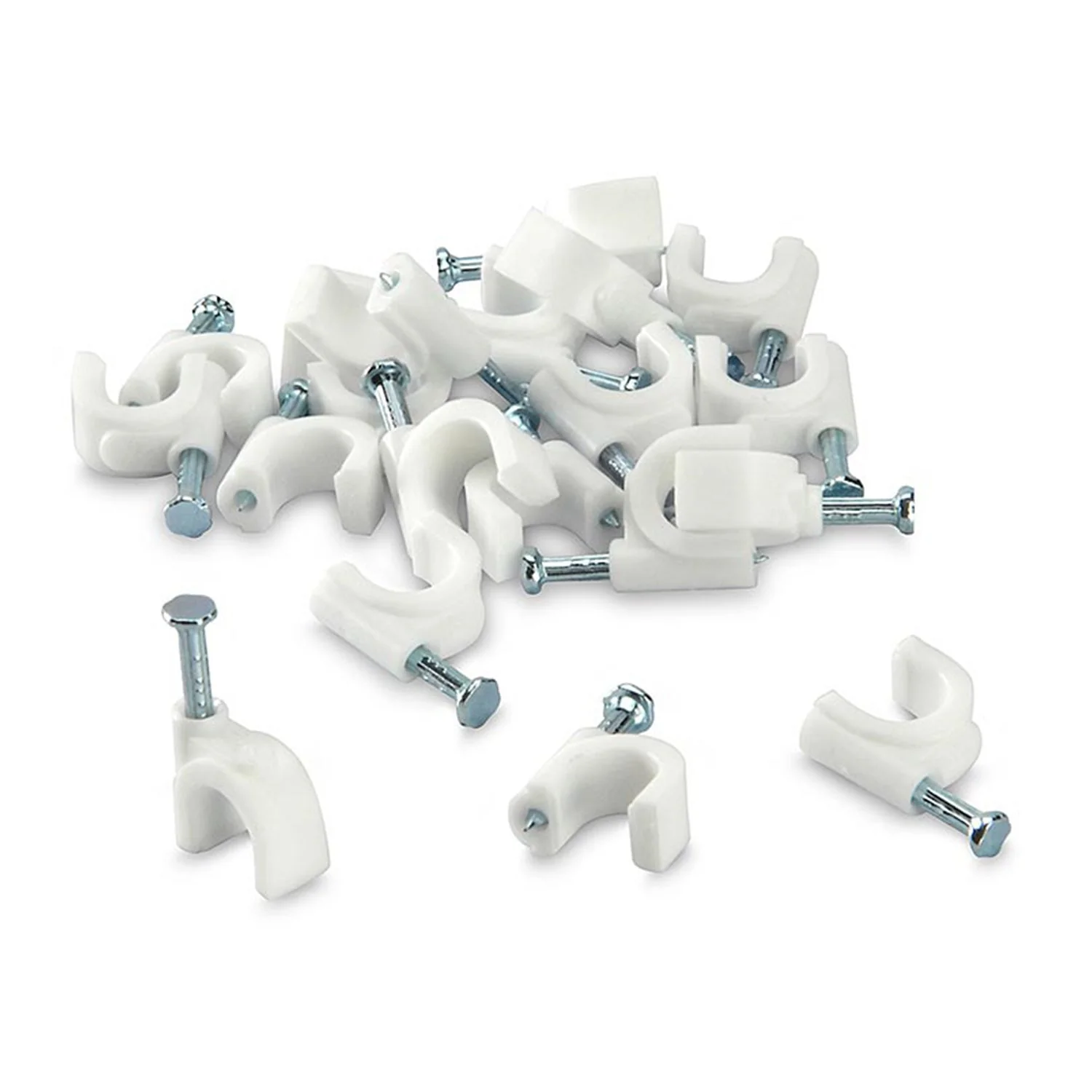 100 Pc 6MM Cable Clips for Securing Wires on Walls - Image 3