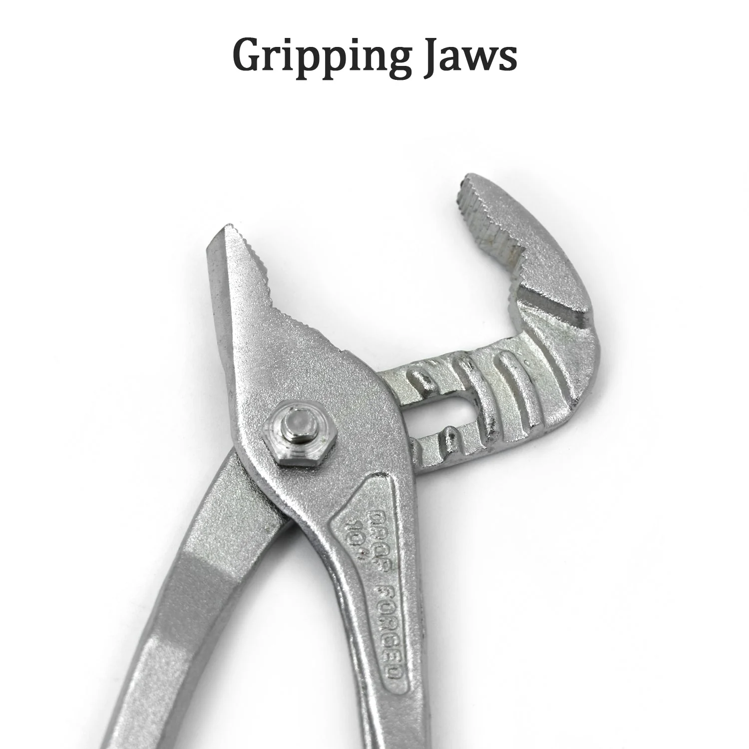 Hand Tool - Water Pump Adjustable Plier Wrench Slip Joint Type, Chrome Plated - Image 7