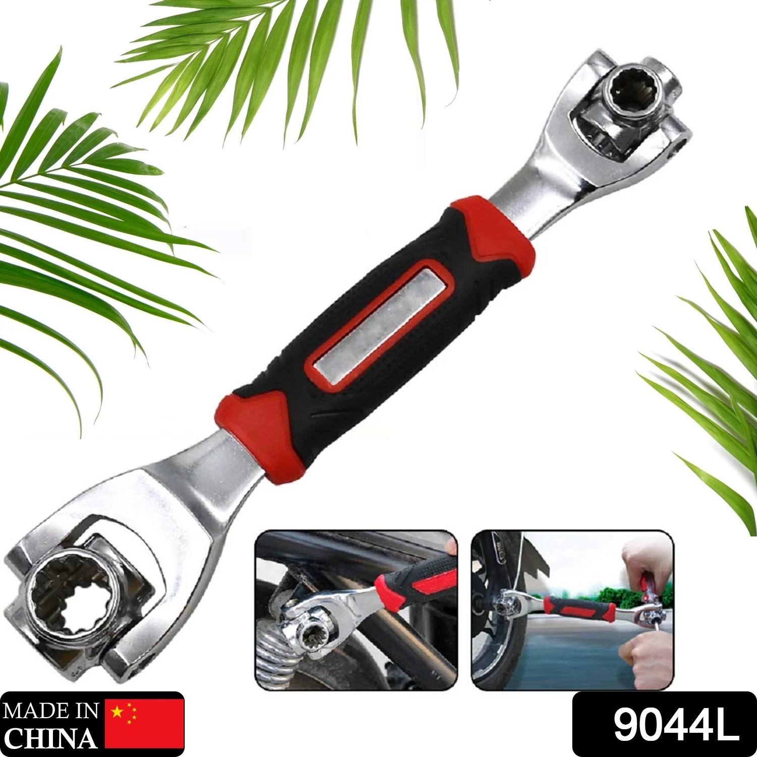 48 in 1 Wrench Swivel Head Multi Tool Spanner with Spline Bolts - Image 2