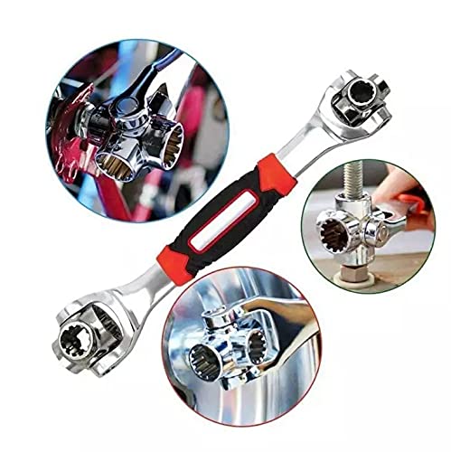 48 in 1 Wrench Swivel Head Multi Tool Spanner with Spline Bolts - Image 5