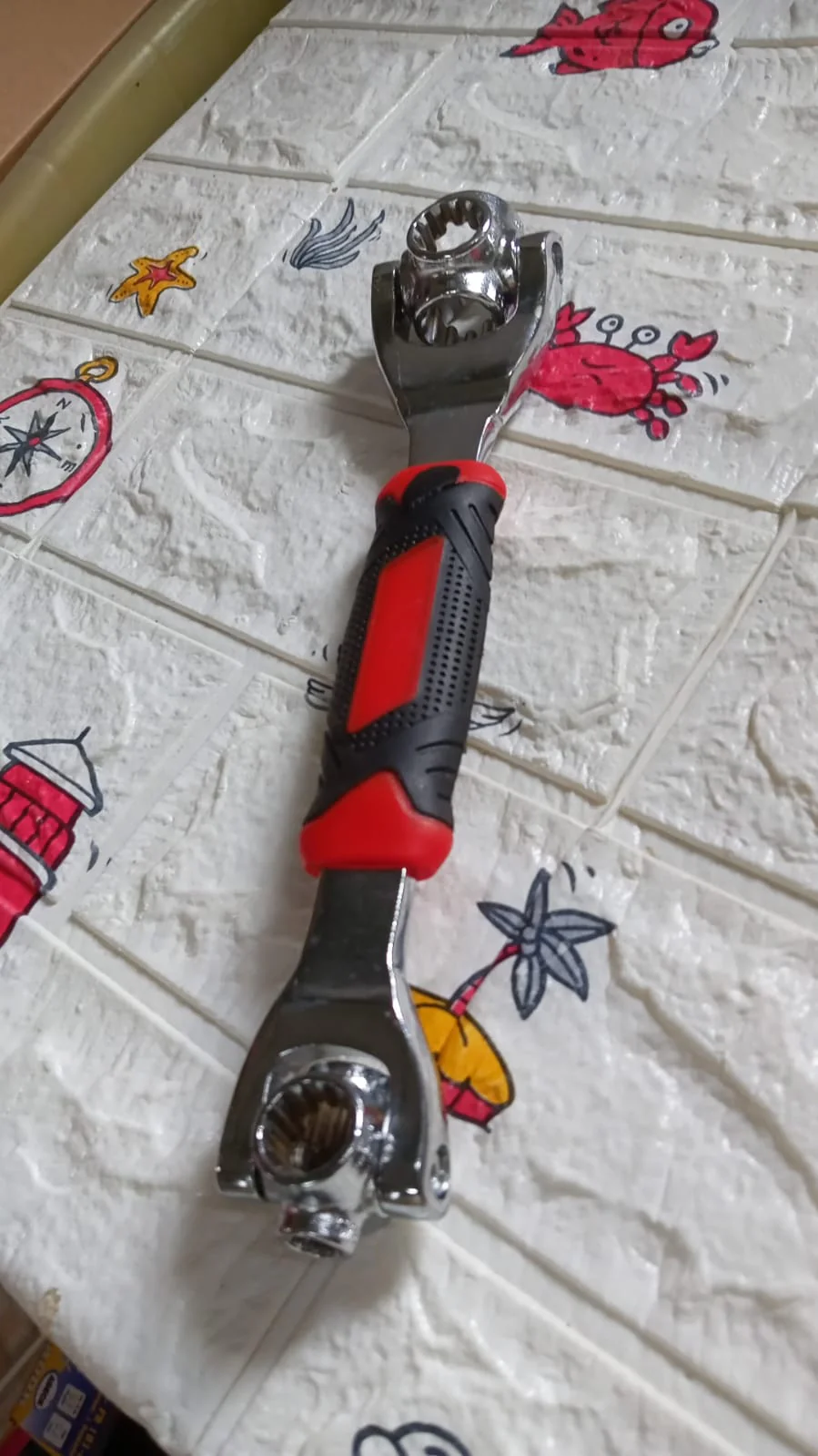 48 in 1 Wrench Swivel Head Multi Tool Spanner with Spline Bolts - Image 9