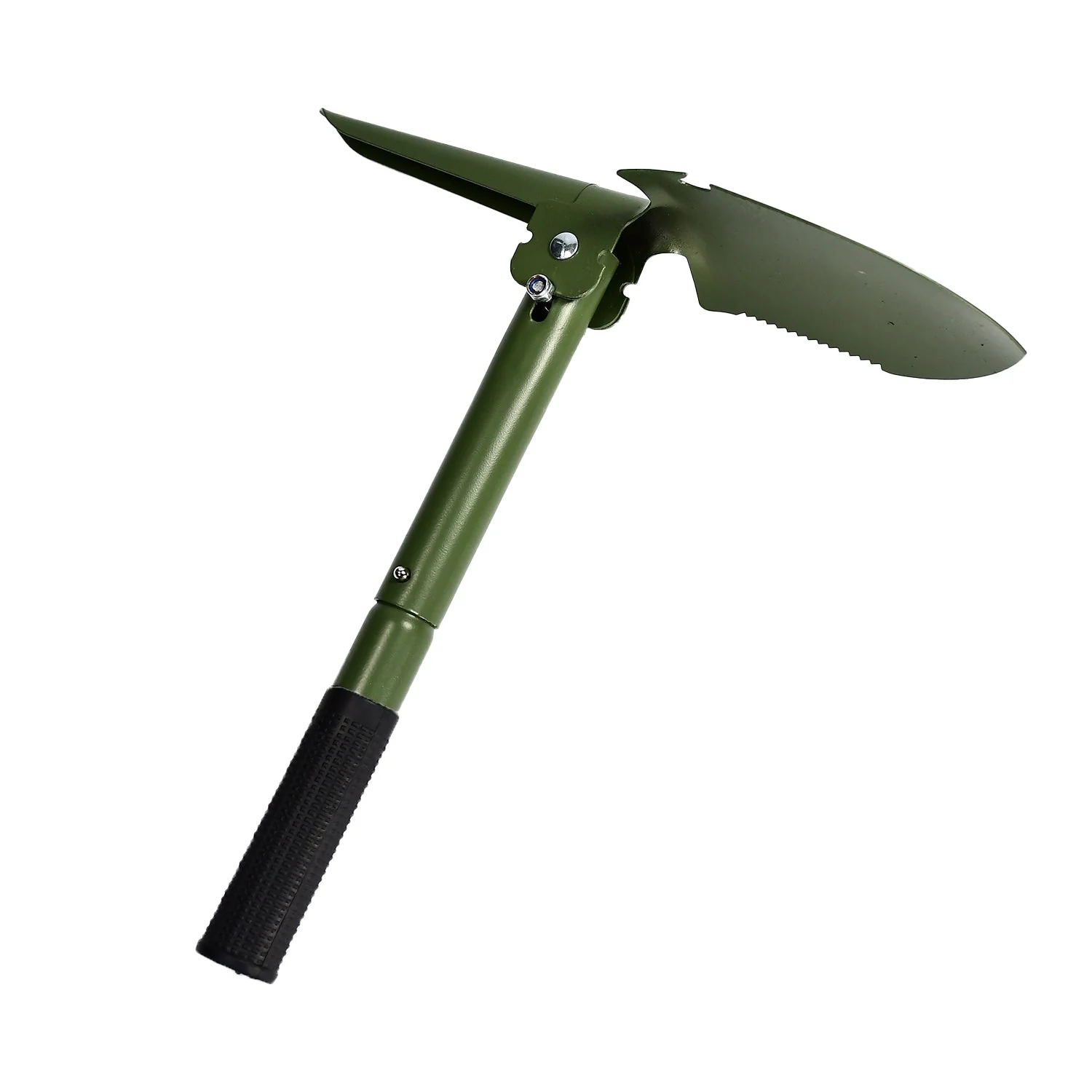 Portable Camping Hiking Garden Mini Folding Shovel with Case - Image 4
