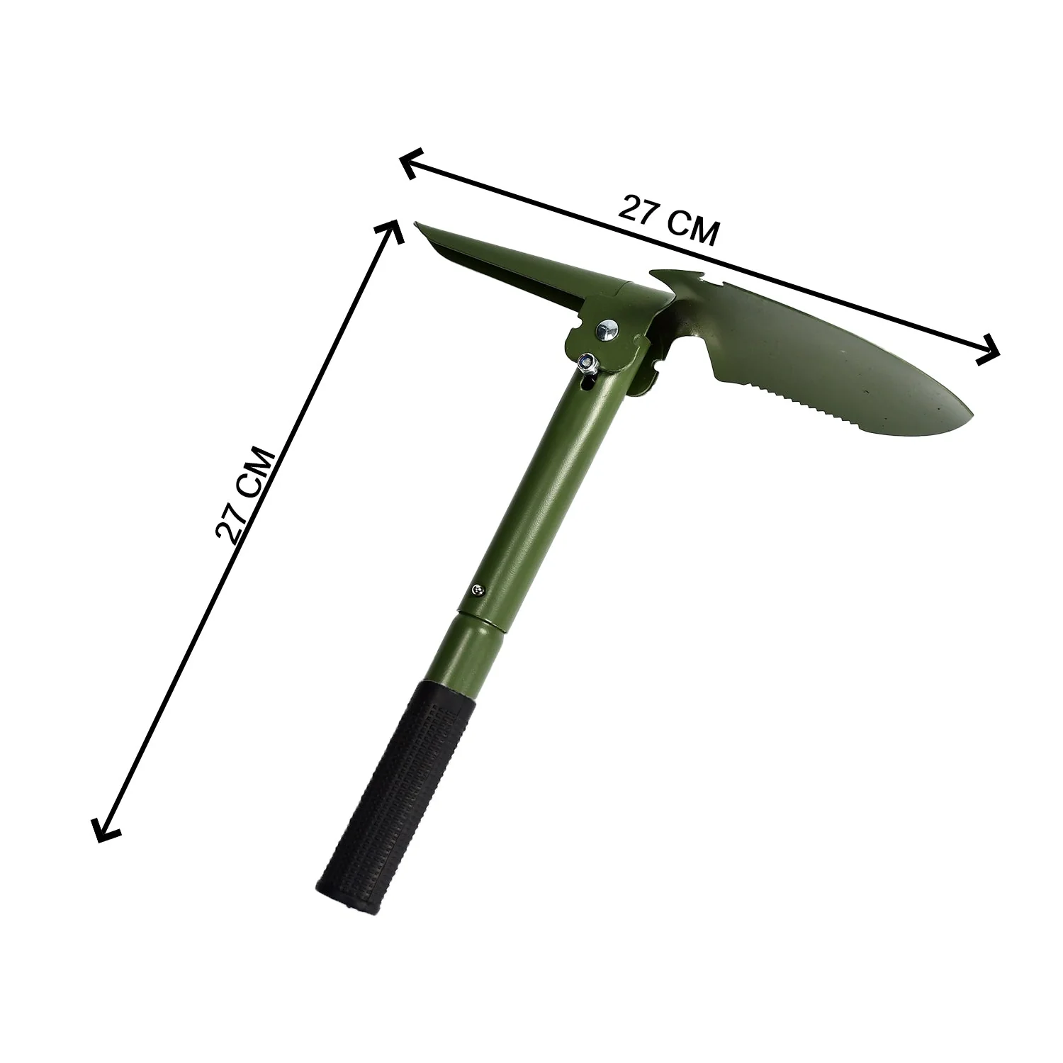 Portable Camping Hiking Garden Mini Folding Shovel with Case - Image 5