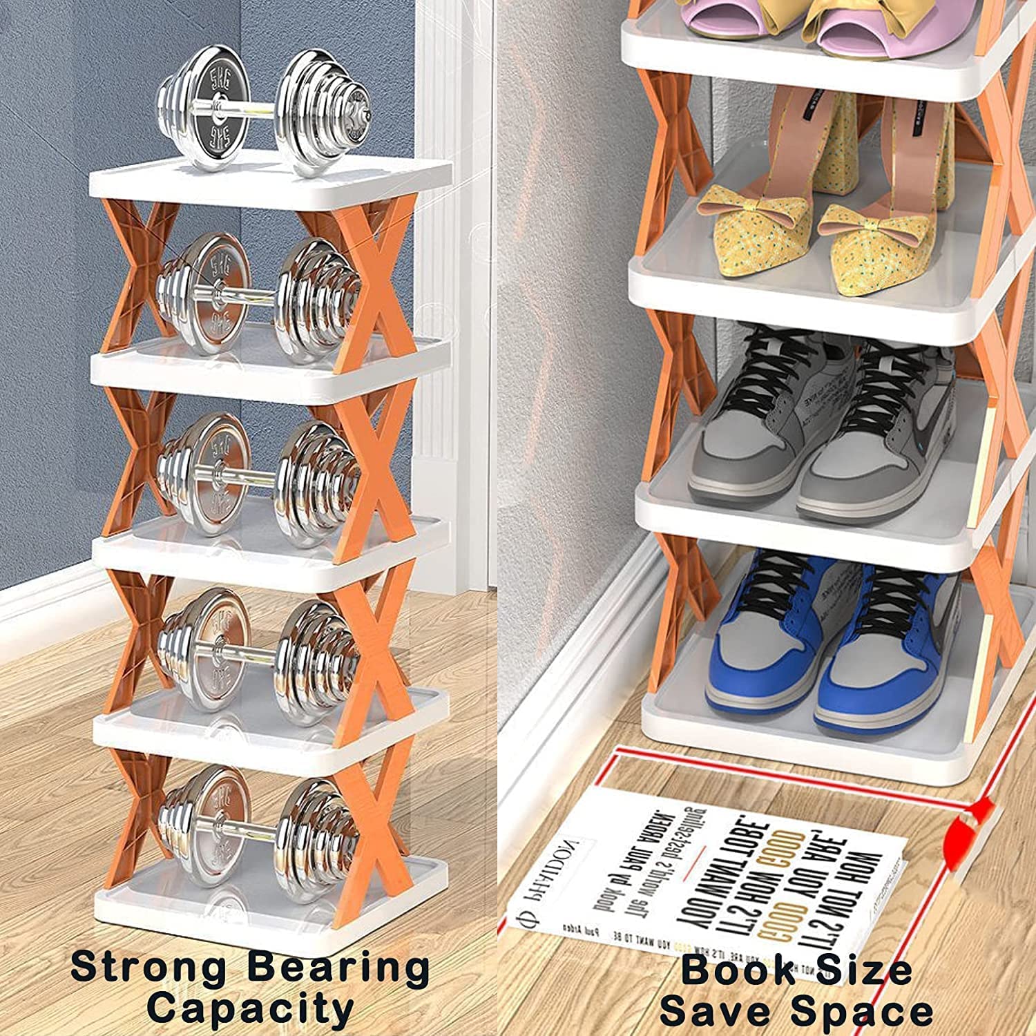 5-Layer Shoe Rack for Small Spaces & Easy Storage - Image 10