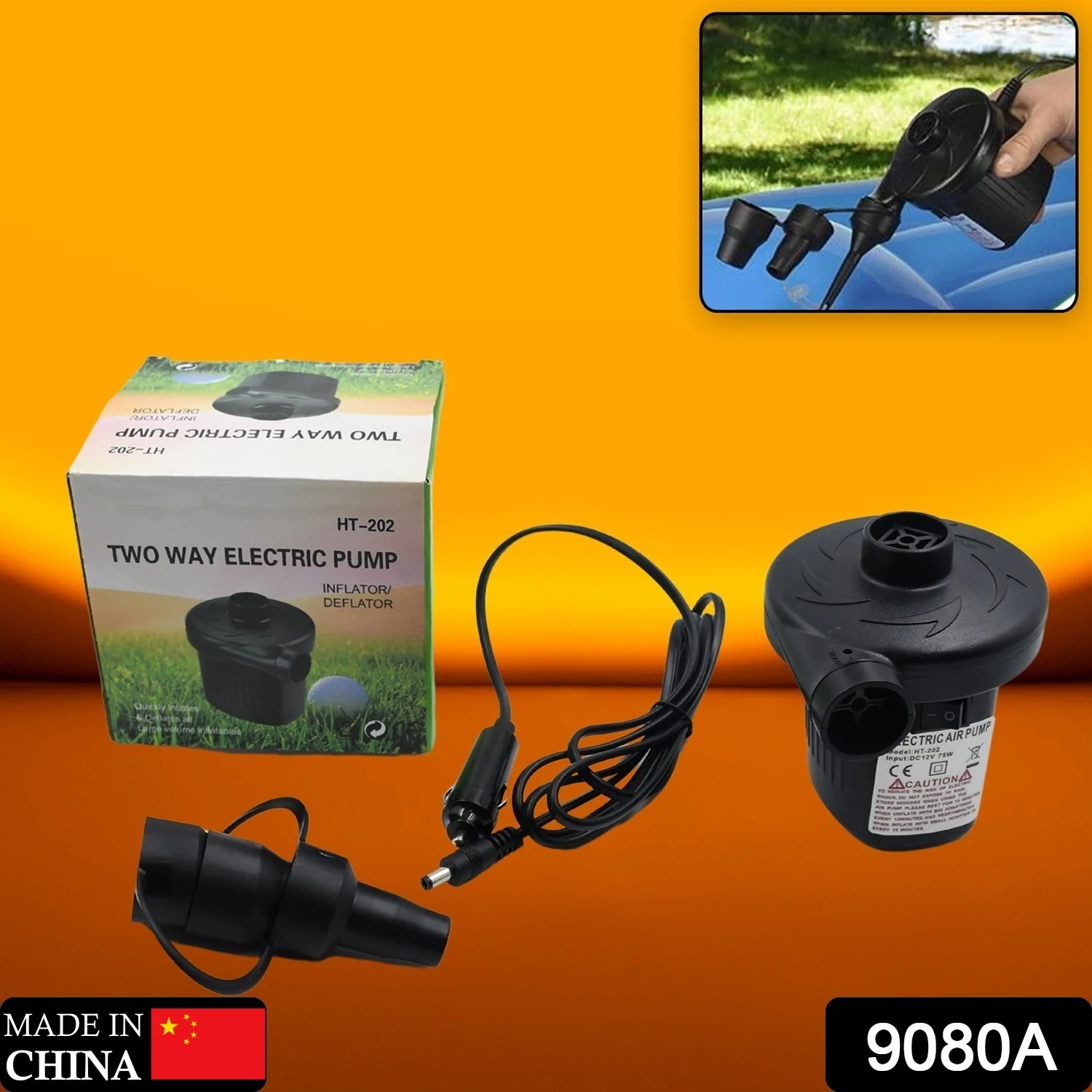 Multi-Purpose Electric Air Pump for Sofa & Pool (Quick Inflate/Deflate) - Image 2