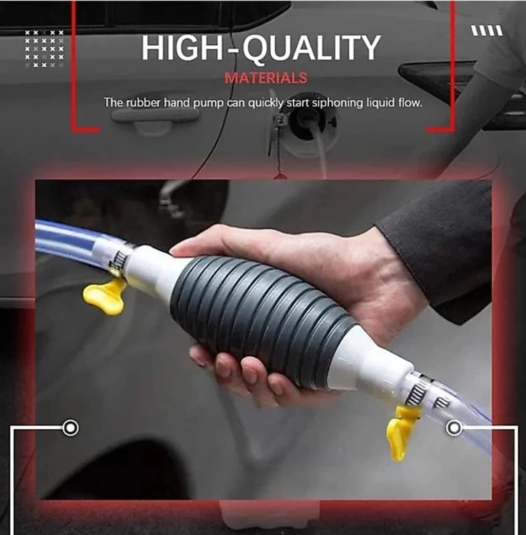 Portable Fuel Transfer Pump Kit for Petrol, Diesel & Liquids