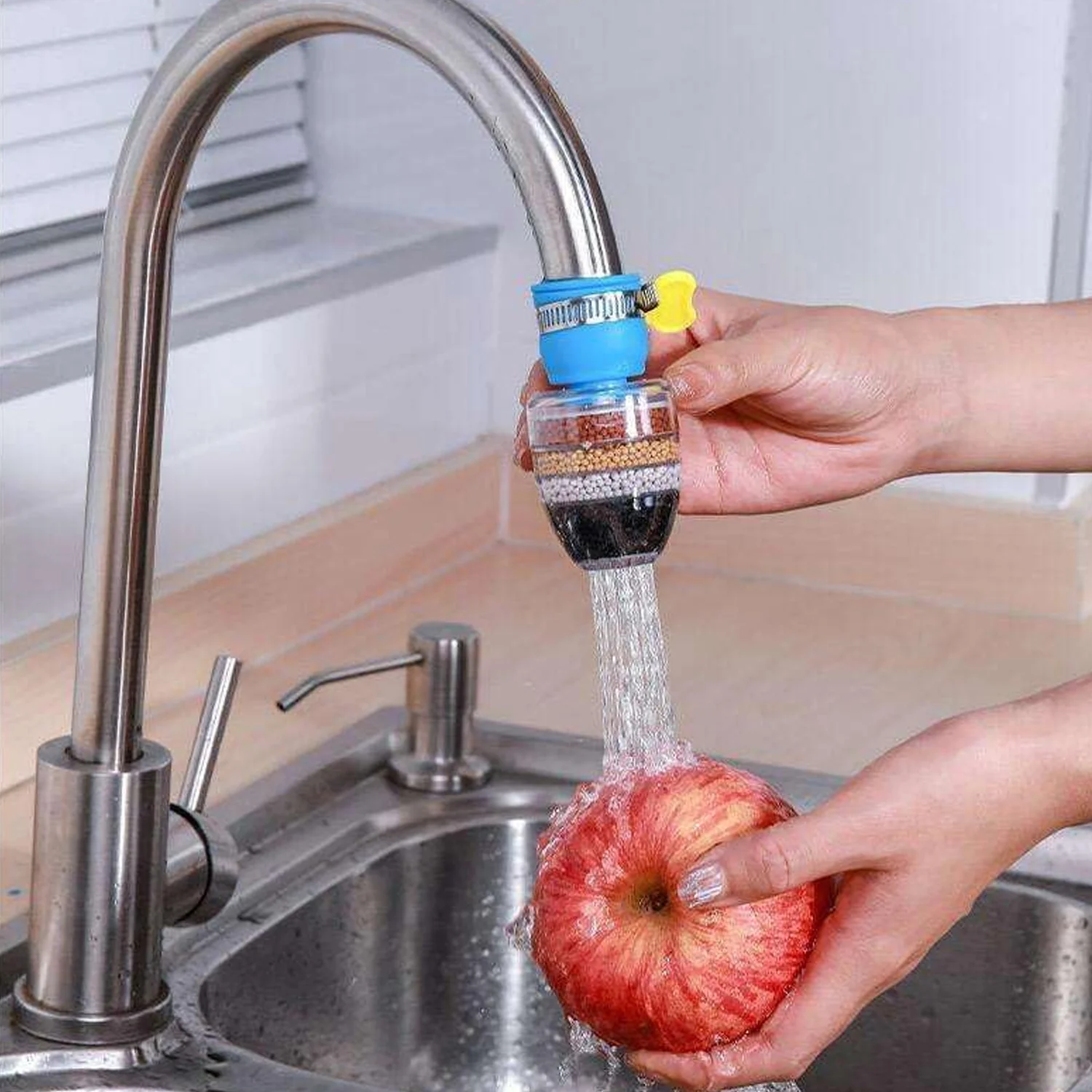 Water Faucet Clean Purifier Filter Cartridge Water Tap  Six Layer - Image 3