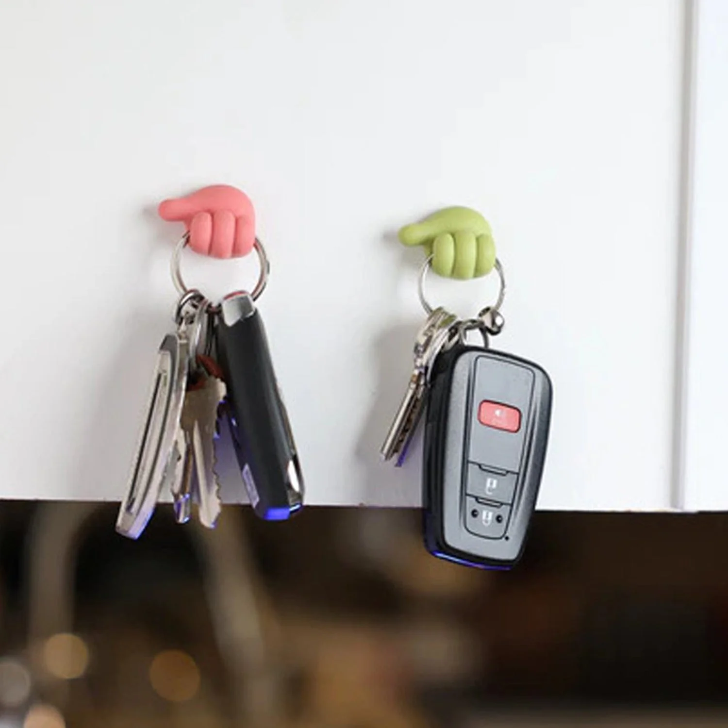 Multifunctional Multi functional Hand Shape Wall Clip Hanger Keys Cable Holder - Image 4