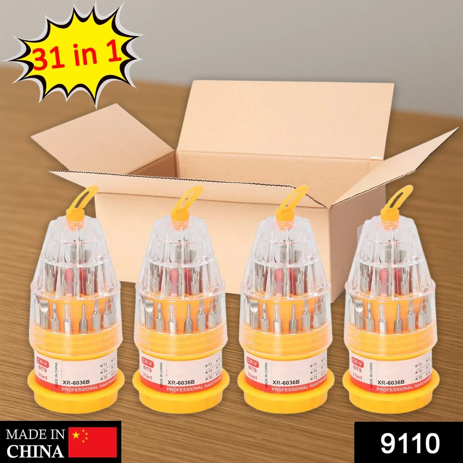 31in1 Magnetic Screwdriver Set with 30 Bits Professional Tool Kit (4 Pc Set) - Image 2