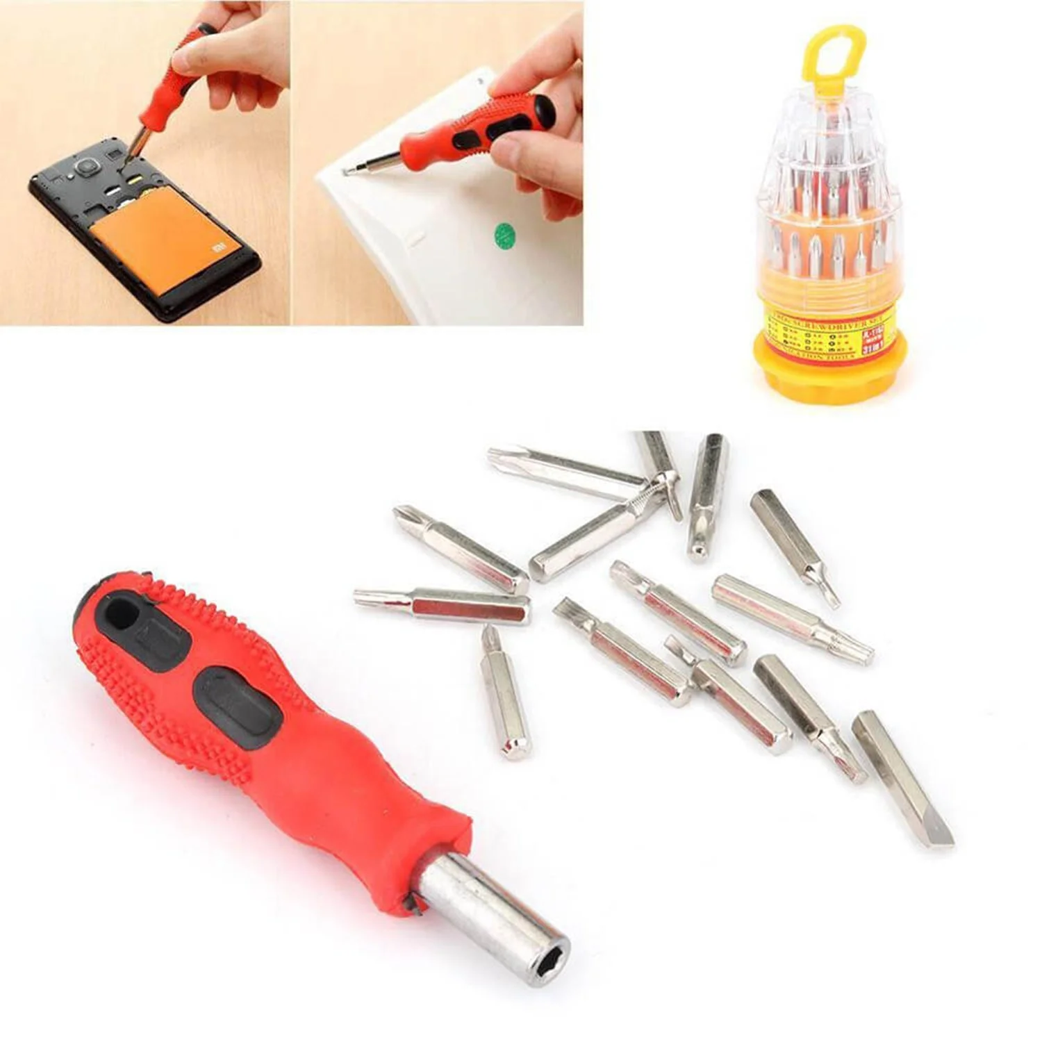 31in1 Magnetic Screwdriver Set with 30 Bits Professional Tool Kit (4 Pc Set) - Image 3