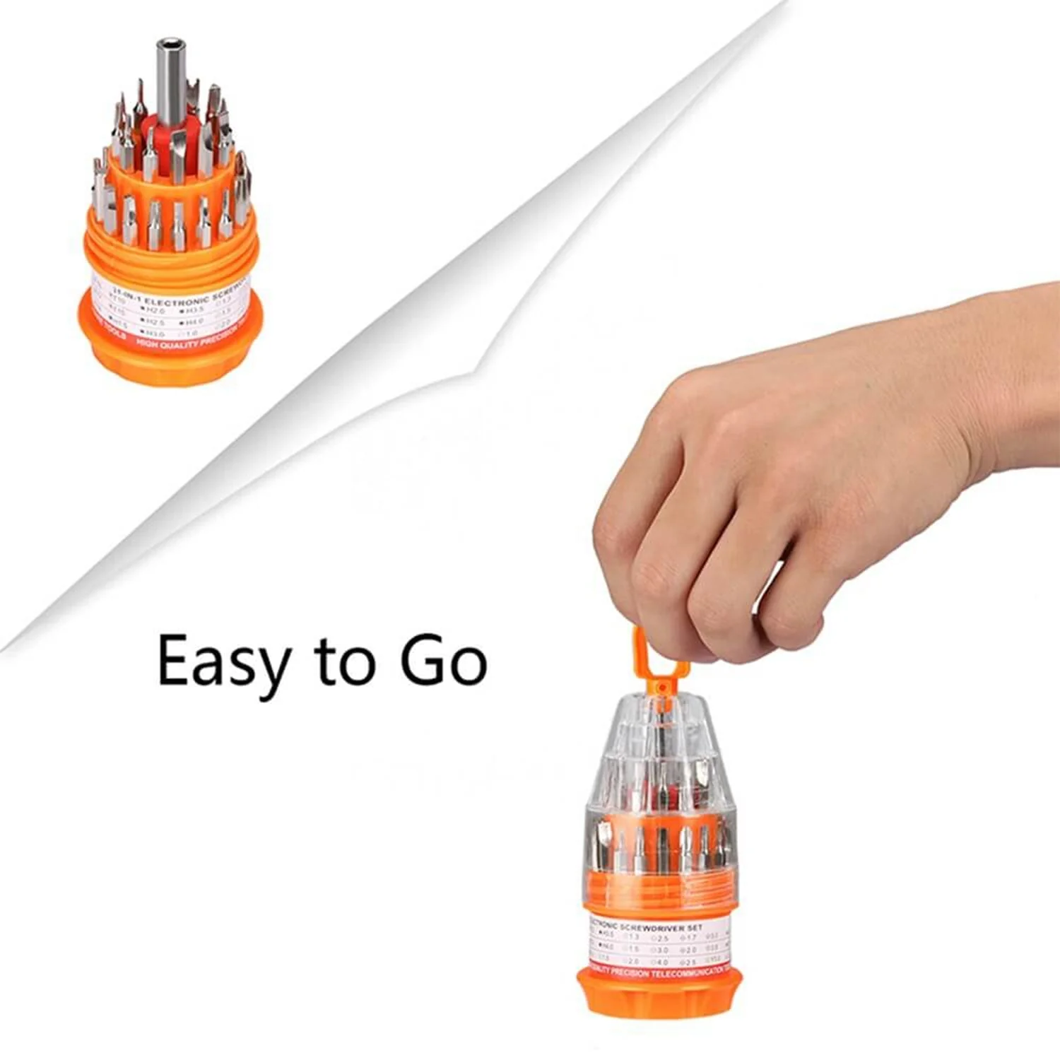 31in1 Magnetic Screwdriver Set with 30 Bits Professional Tool Kit (4 Pc Set) - Image 5