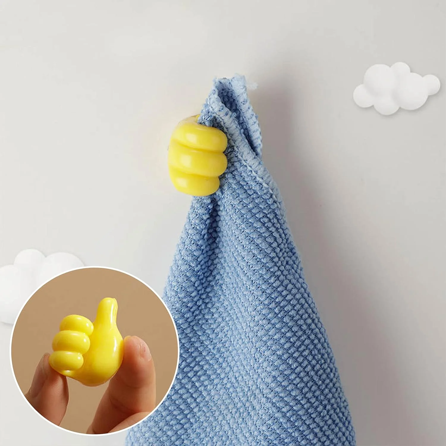Thumb Cable Clips, Multi-Color Cord Organizer for Home, Office, Car (10 Pc Set) - Image 9