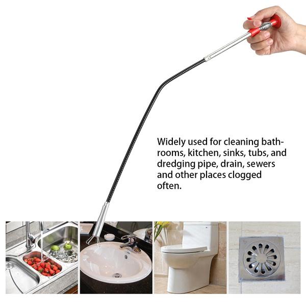 Metal Wire Brush for Kitchen Sink & Sewer Cleaning (155 cm) - Image 7