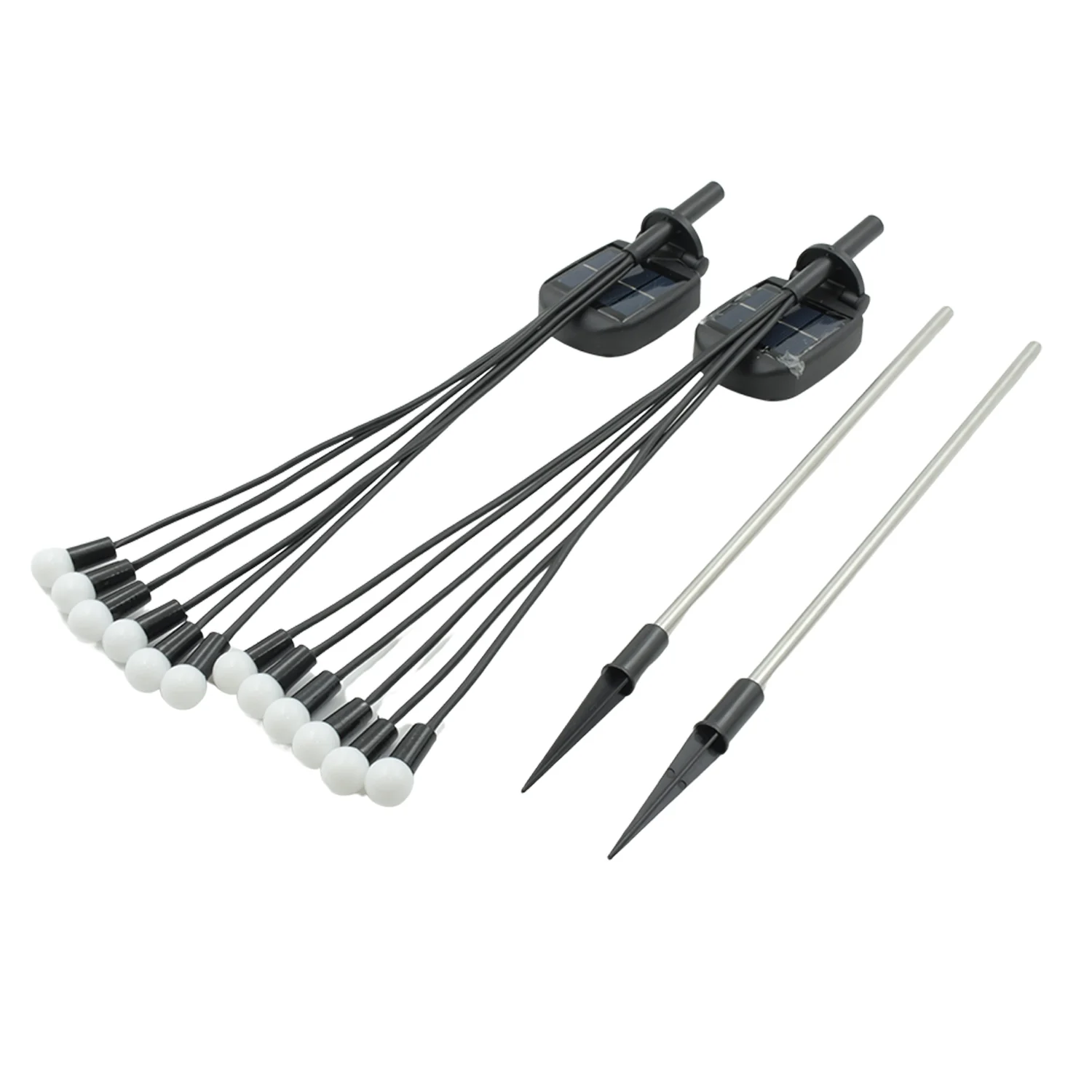 Solar Firefly Lights for Garden Decor (2 Pc, 12 LED Warm) - Image 6