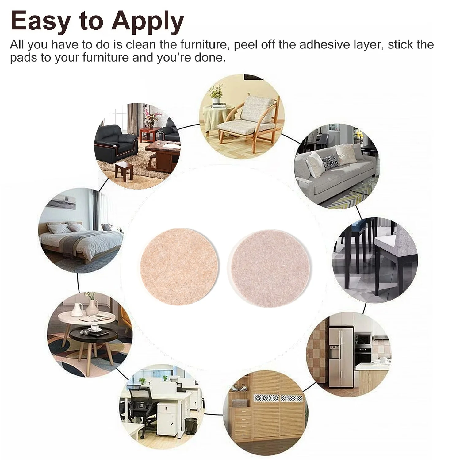 Self-Adhesive Round Cork Coasters - 3.5-inch Mini Wall Tiles & DIY Craft Supplies - Image 7