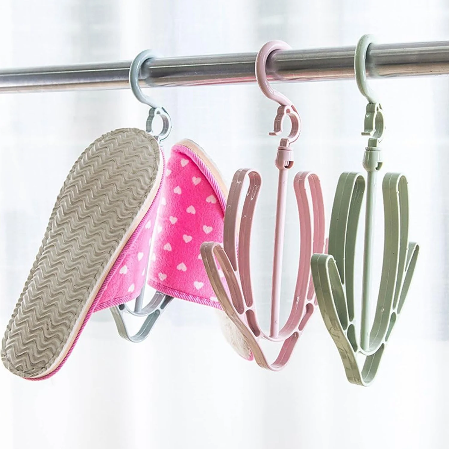 Shoes Drying Hanger, Rotatable Shoe Hanging Racks for Balcony Closet (1pc) - Image 7