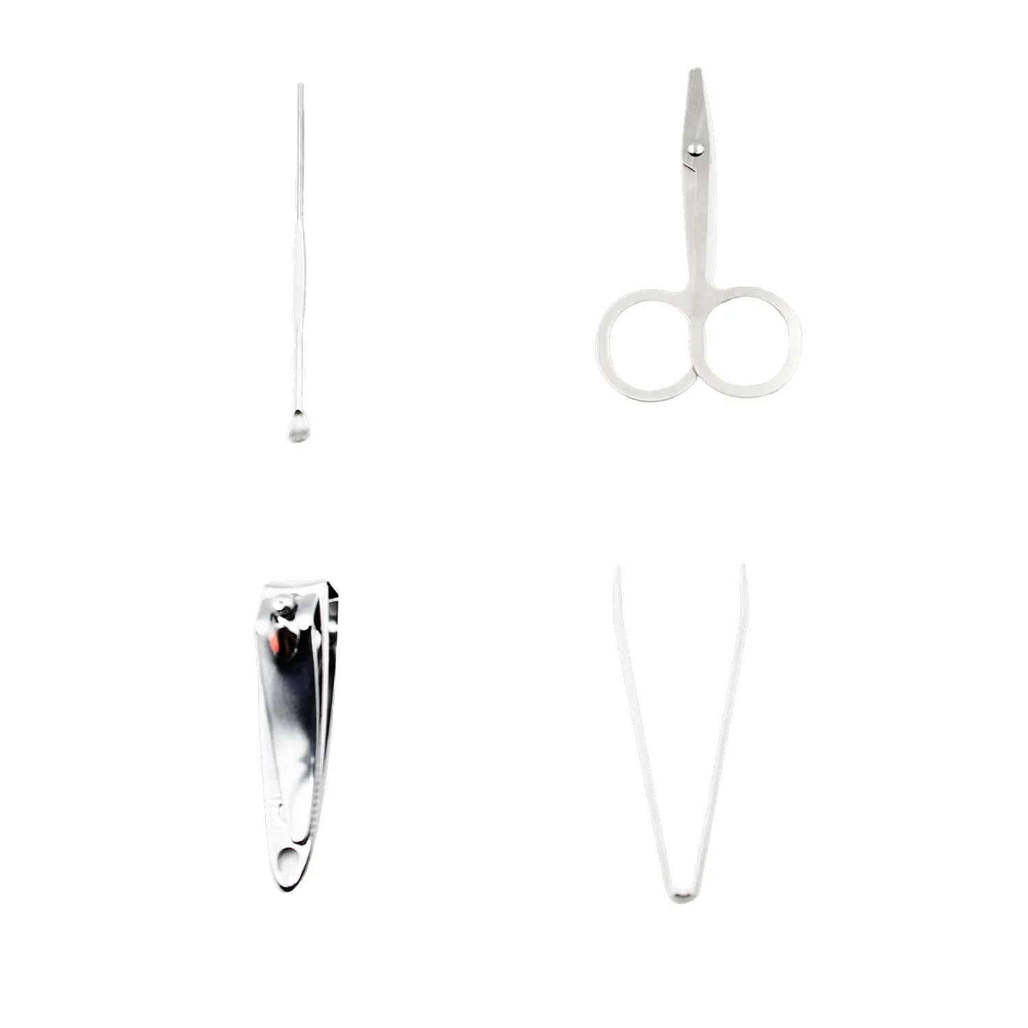 Mini Nail Clipper Set With Plastic Storage Case, (4 Pc Set) - Image 4