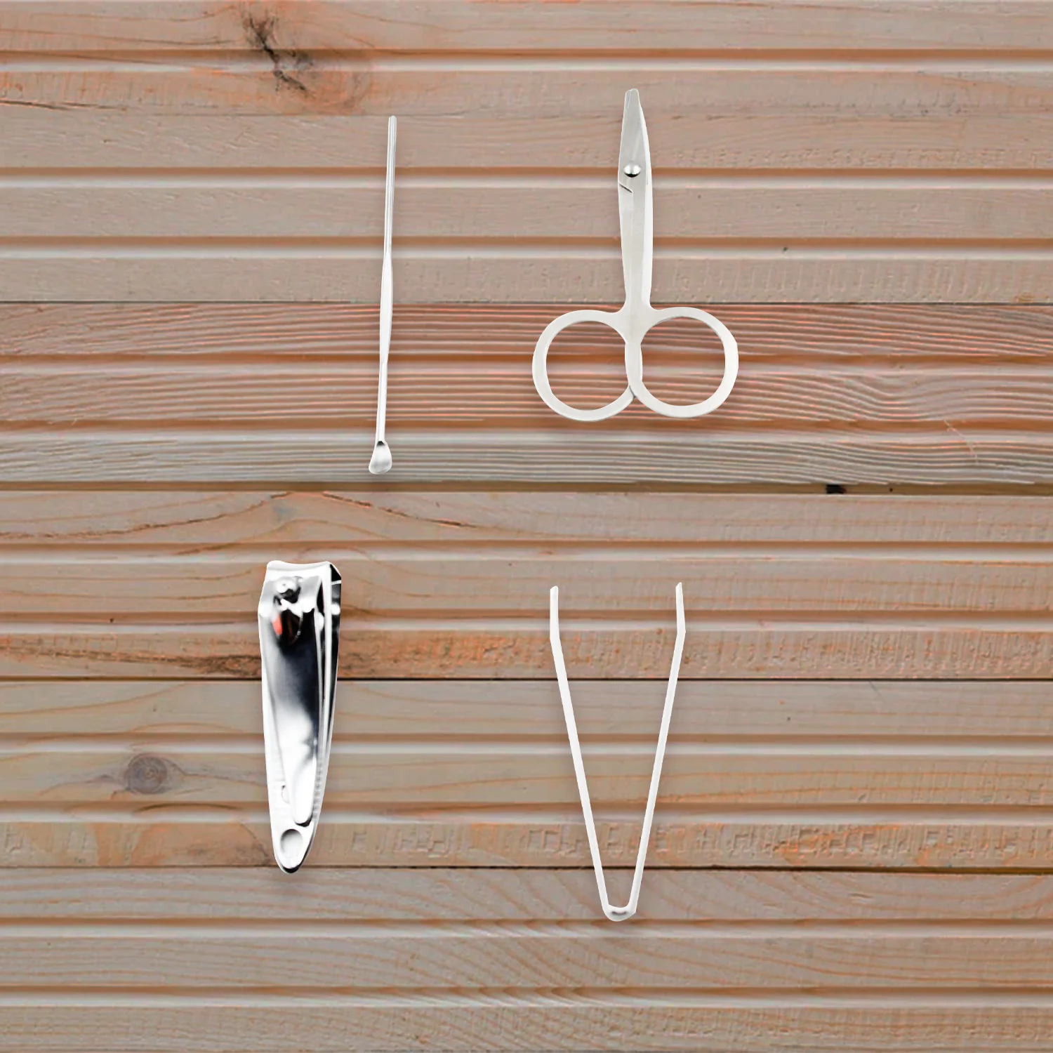 Mini Nail Clipper Set With Plastic Storage Case, (4 Pc Set) - Image 6