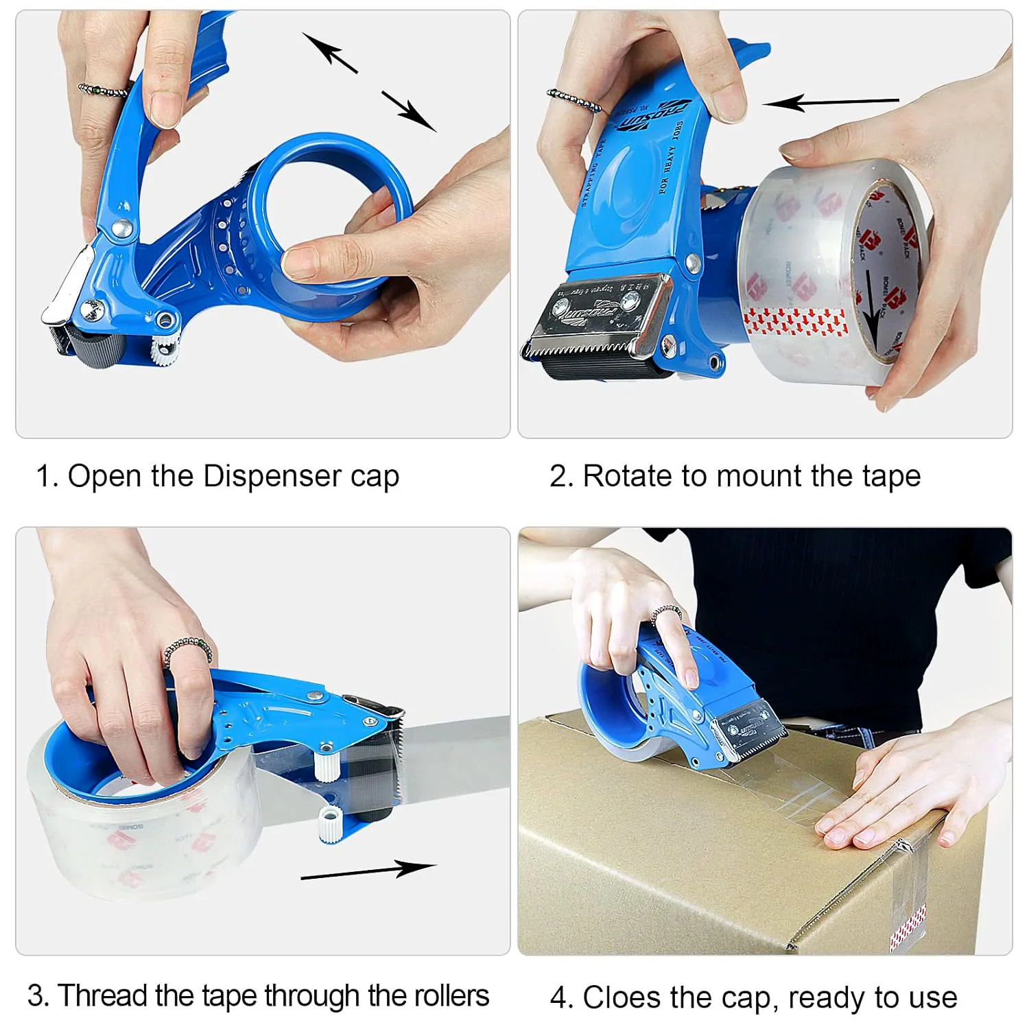 Metal Packing Tape Dispenser Cutter - Image 4