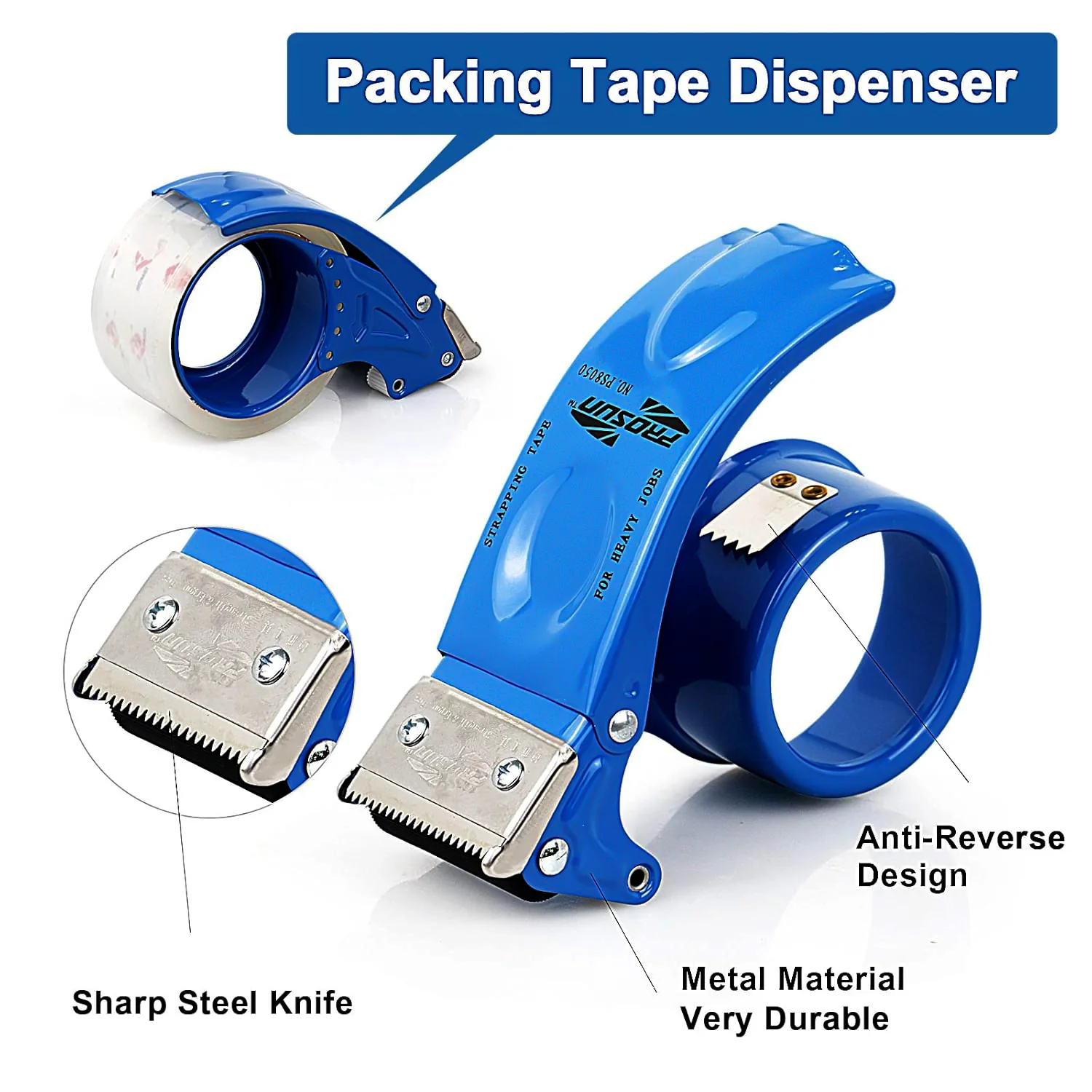 Metal Packing Tape Dispenser Cutter - Image 5