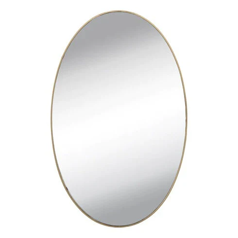 SMALL OVAL FRAME LESS MIRROR WALL STICKER FOR DRESSING - Image 5