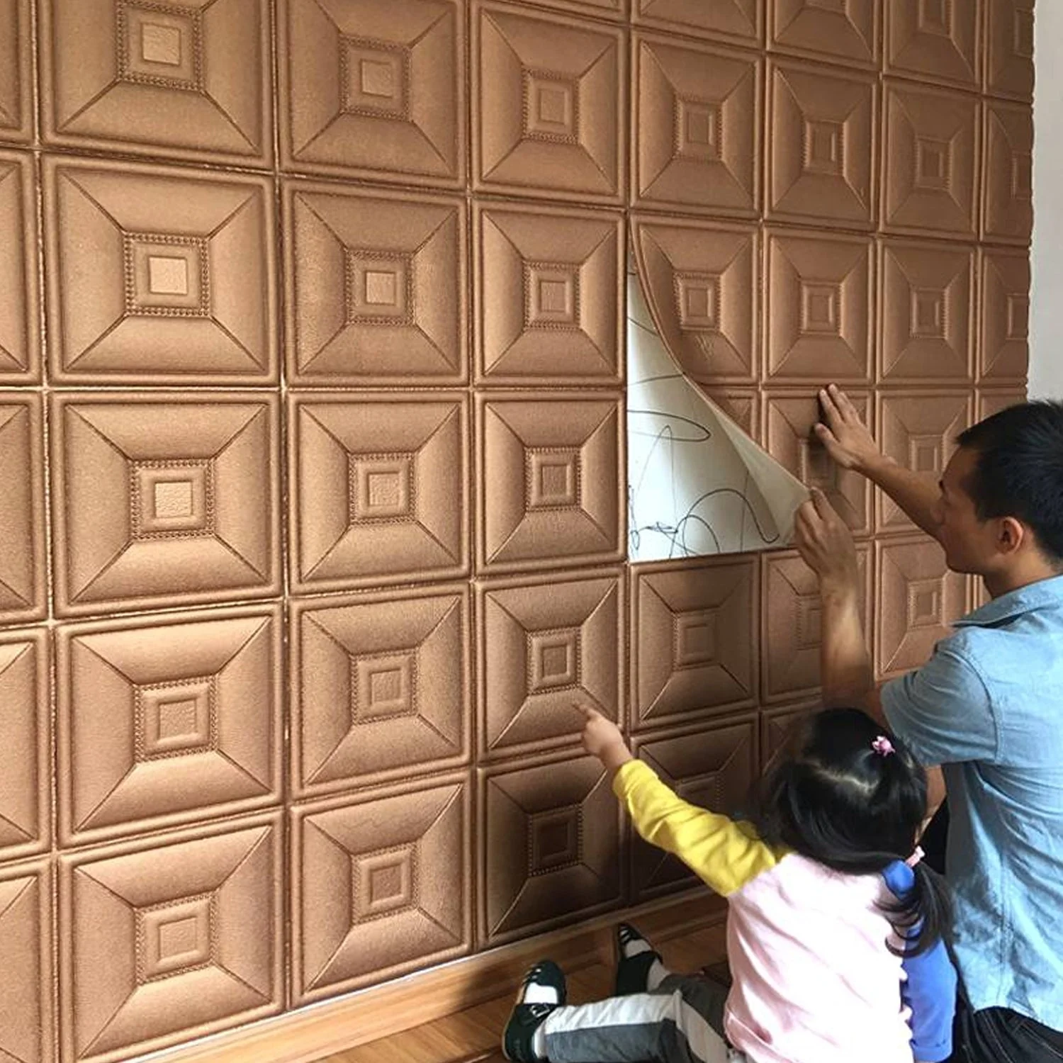 Wallpaper 3D Foam Wallpaper Sticker Panels - Image 13