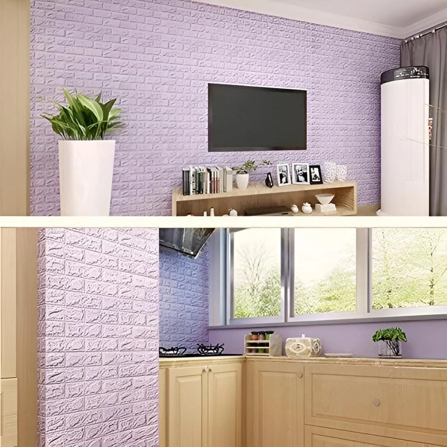 Wallpaper 3D Foam Wallpaper Sticker Panels (70 x 76 Cm / 1 Pc) - Image 3