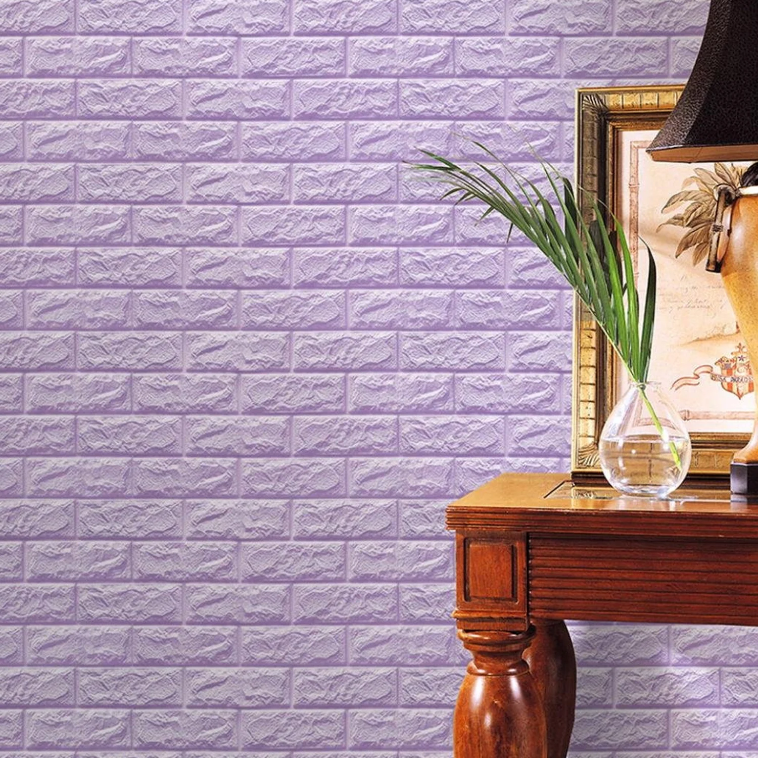 Wallpaper 3D Foam Wallpaper Sticker Panels (70 x 76 Cm / 1 Pc) - Image 4