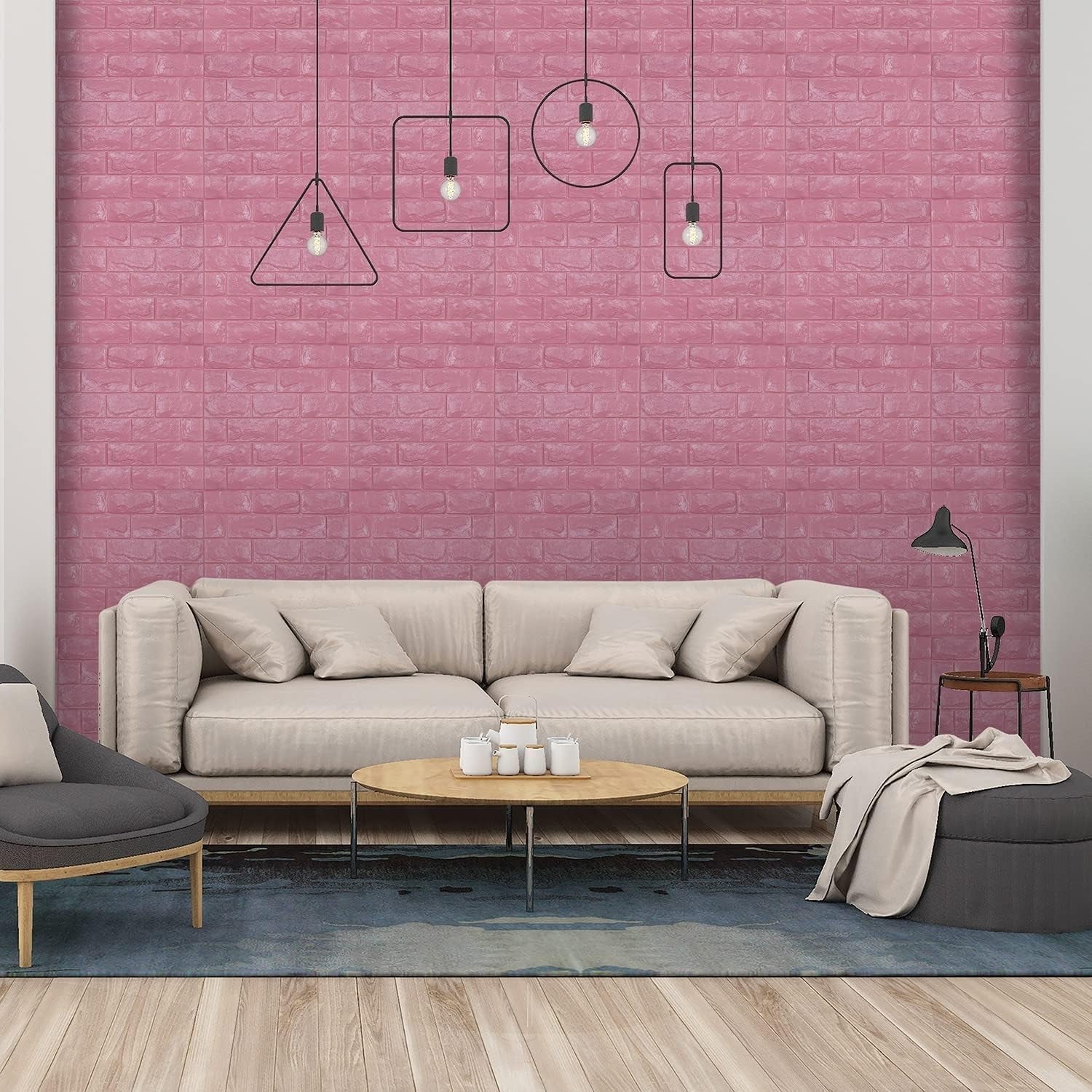 Wallpaper 3D Foam Wallpaper Sticker Panels (70 x 76 Cm / 1 Pc) - Image 4