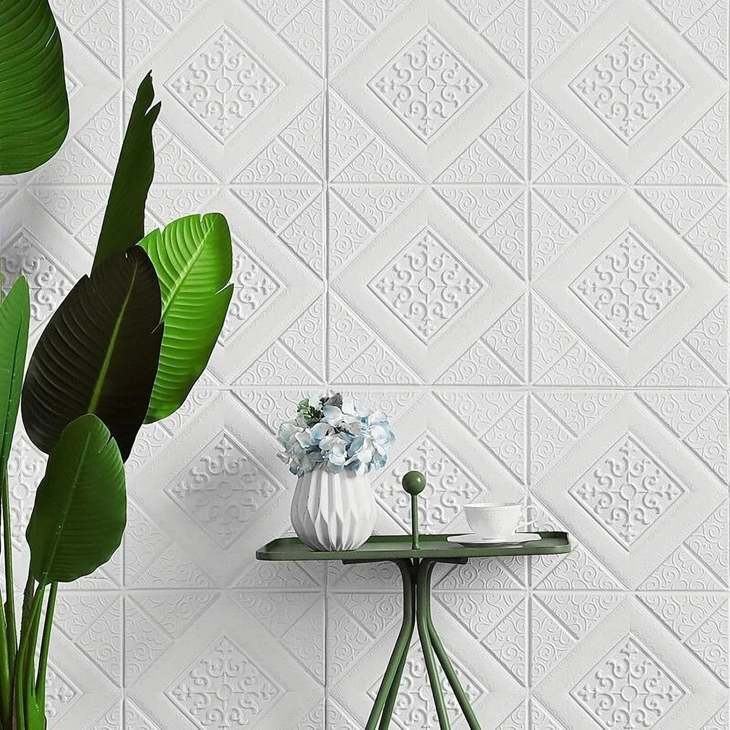 Wallpaper 3D Foam Wallpaper Sticker Panels (70 x 70 Cm / 1 Pc) - Image 4