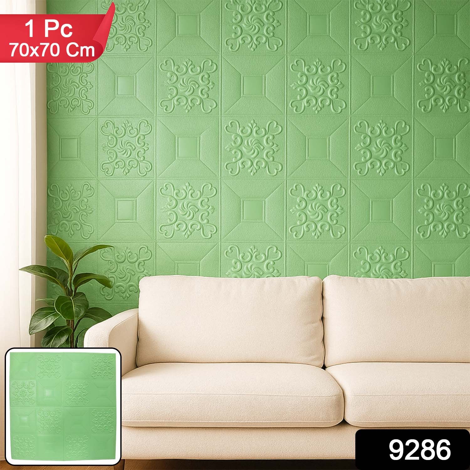 Wallpaper 3D Foam Wallpaper Sticker Panels (70 x 70 Cm / 1 Pc) - Image 2