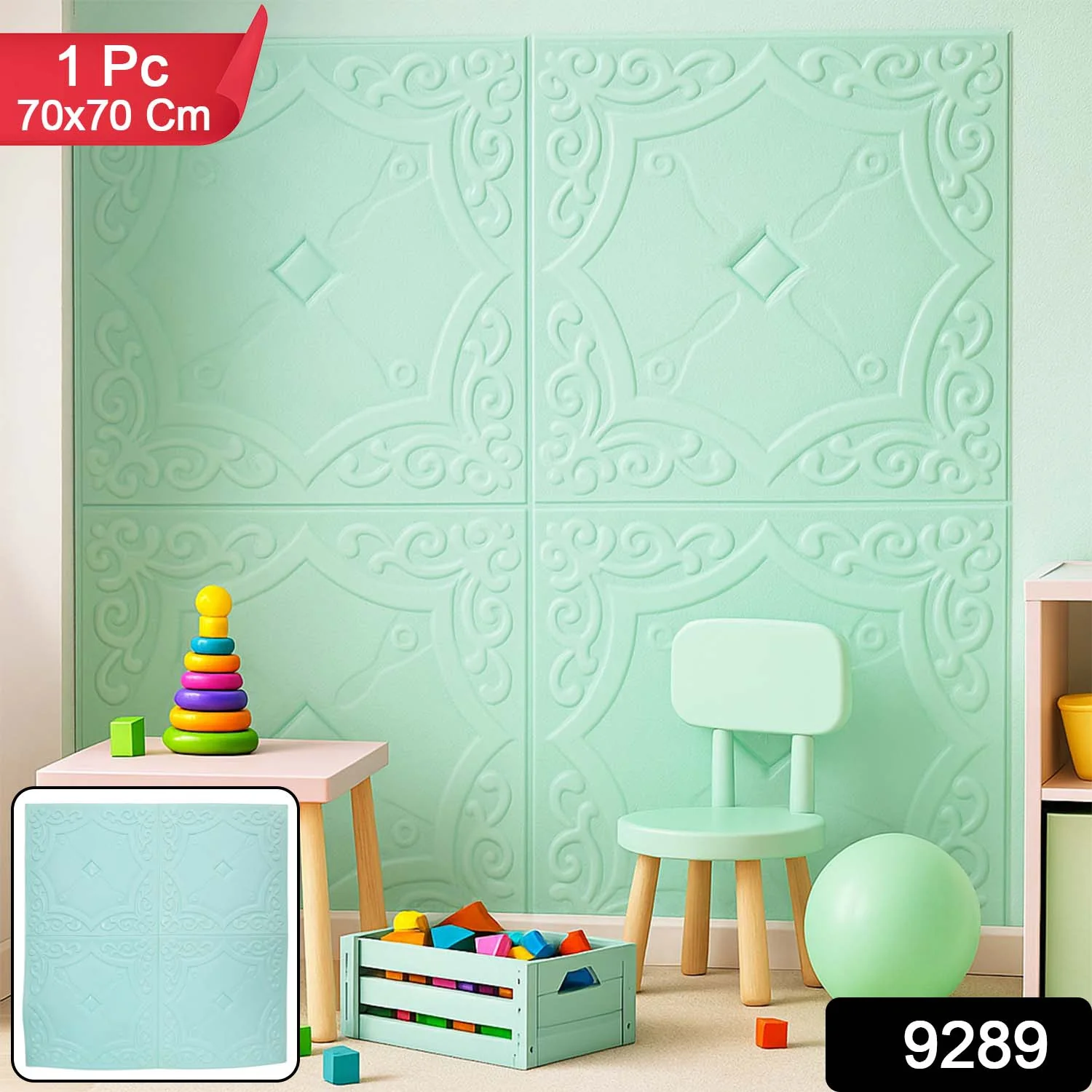 Wallpaper 3D Foam Wallpaper Sticker Panels (70 x 70 Cm / 1 Pc) - Image 2