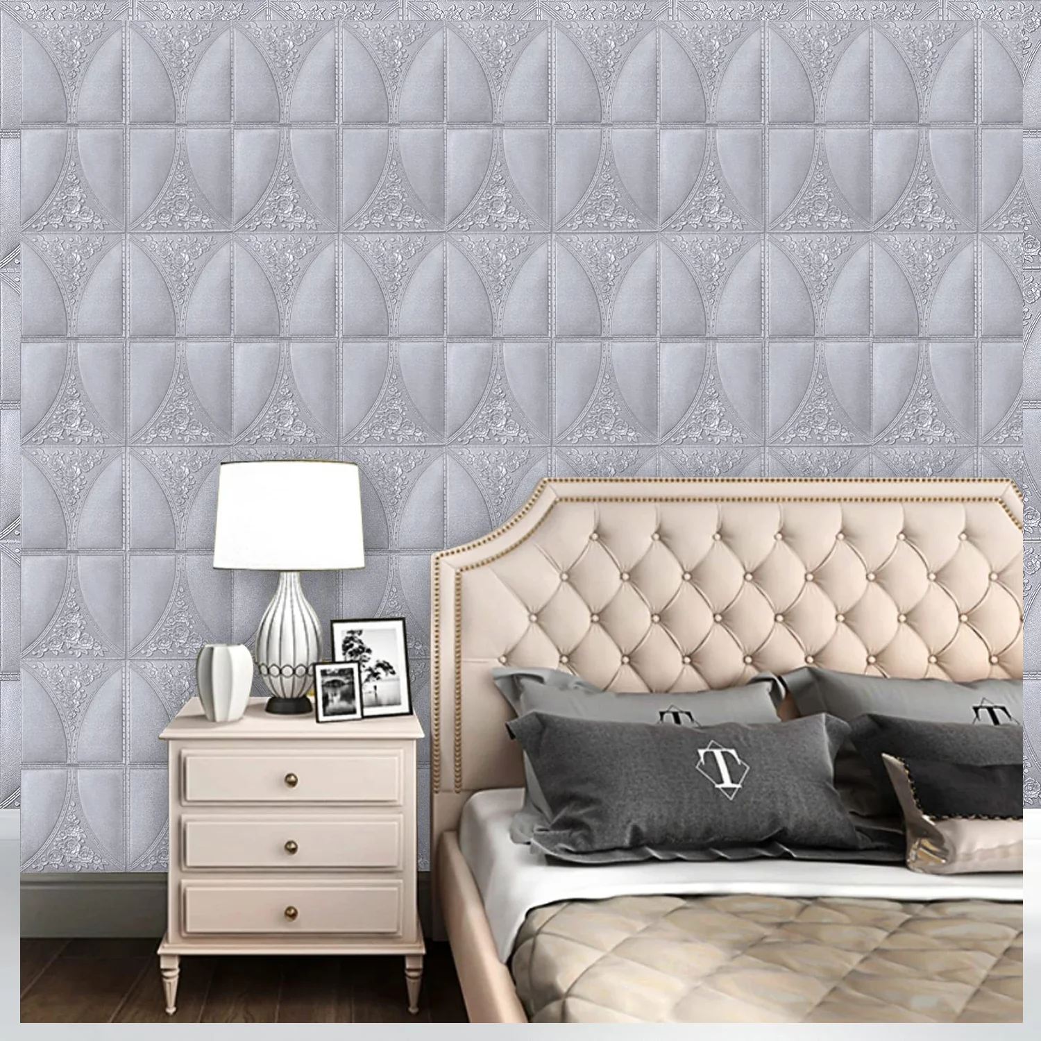 Wallpaper 3D Foam Wallpaper Sticker Panels (60 x 60 Cm / 1 Pc) - Image 3