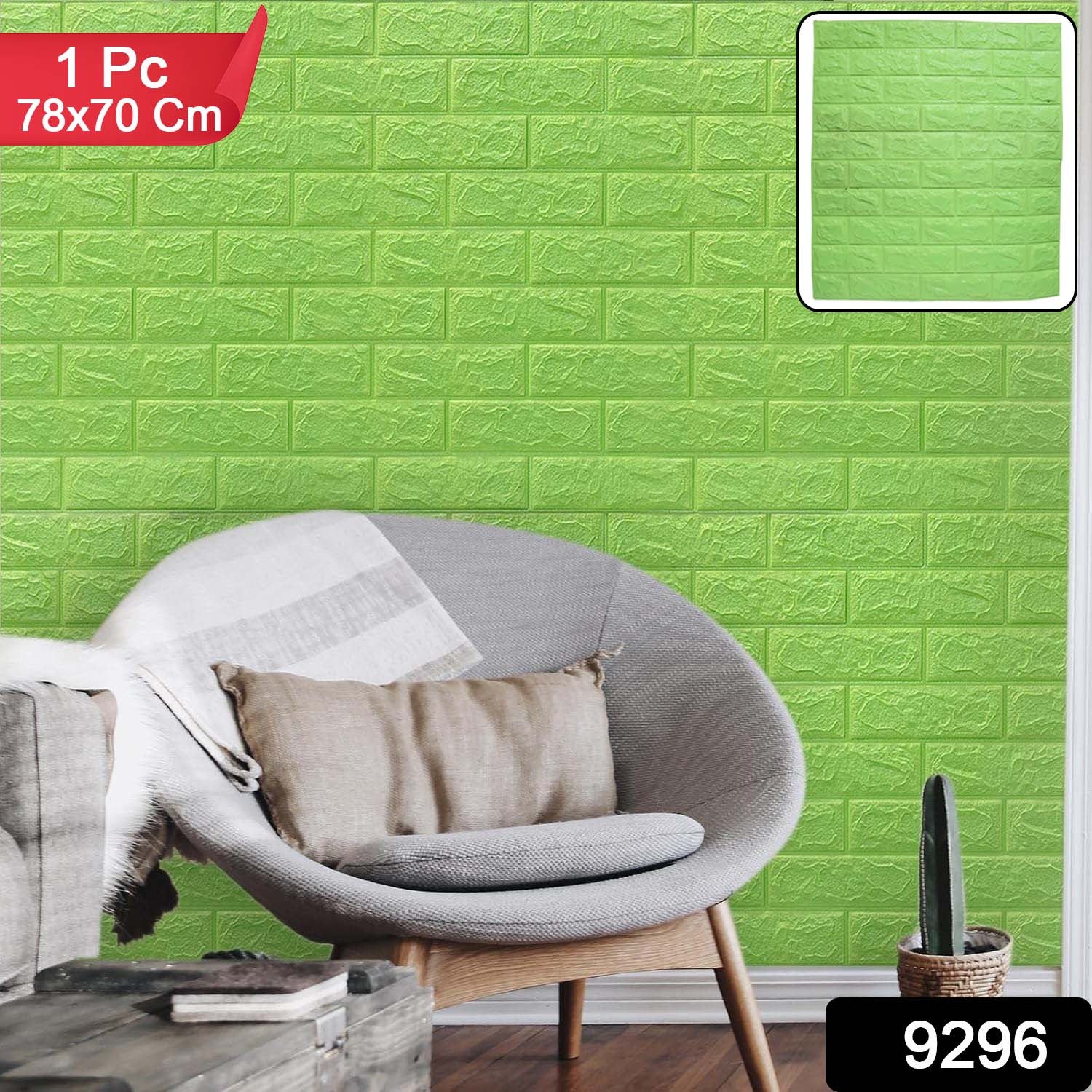Wallpaper 3D Foam Wallpaper Sticker Panels (78 x 70 Cm / 1 Pc) - Image 2